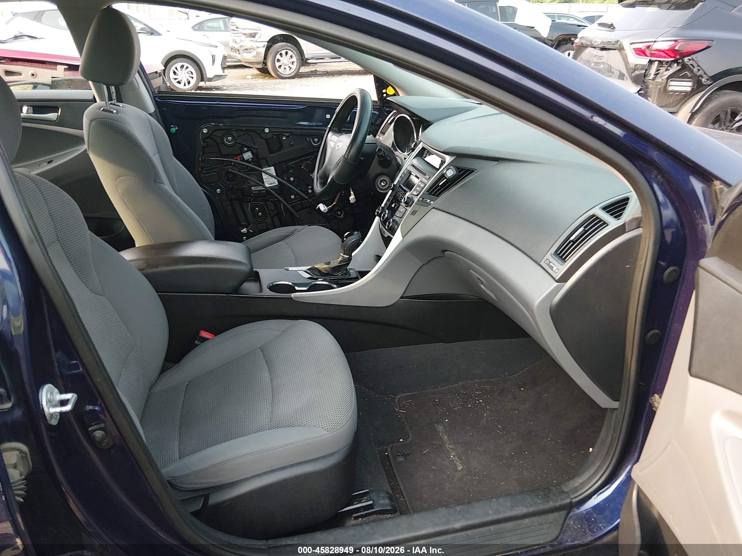 2014 Hyundai Sonata Gls Blue vin: 5NPEB4AC4EH815523