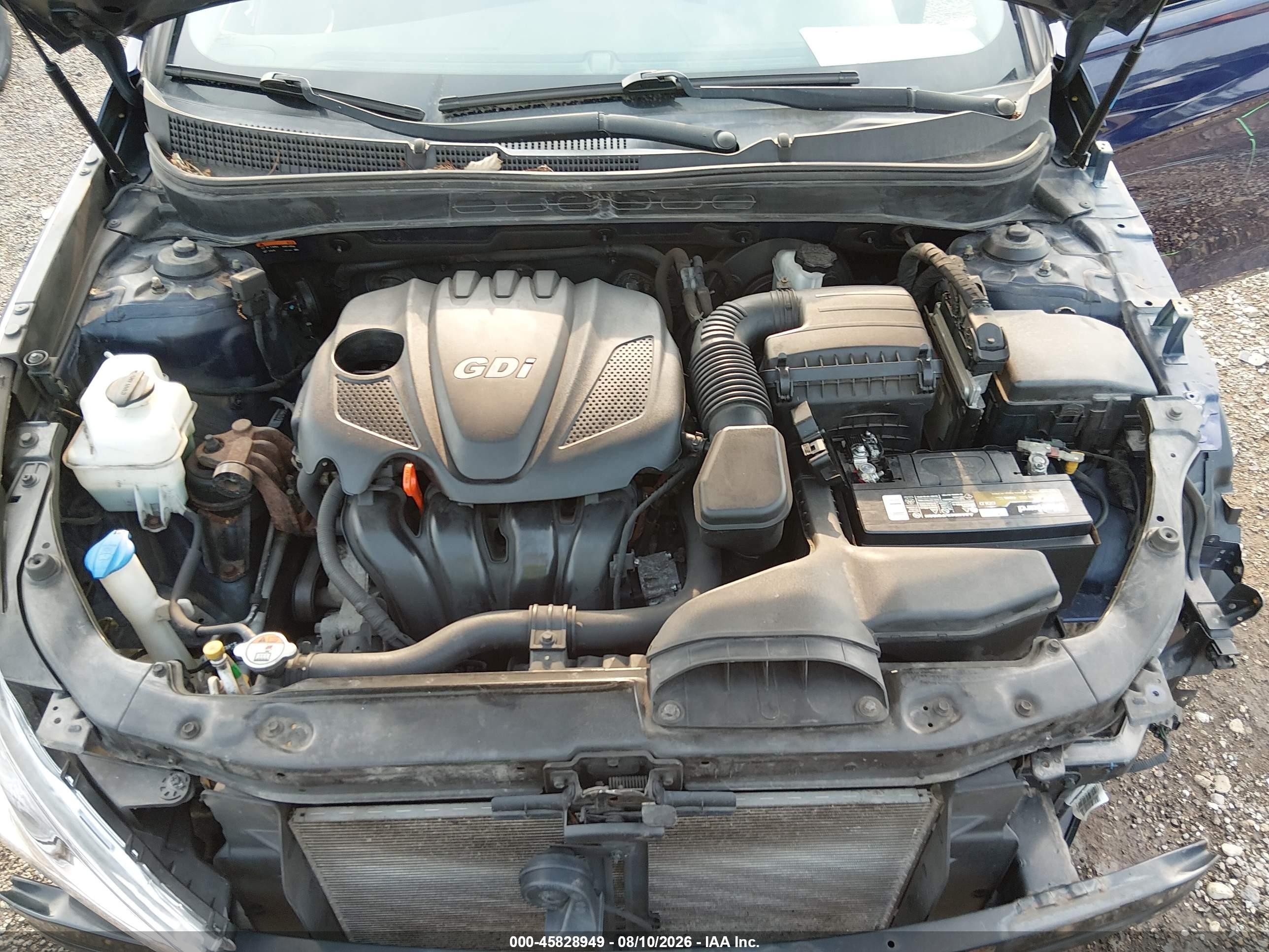 2014 Hyundai Sonata Gls Blue vin: 5NPEB4AC4EH815523