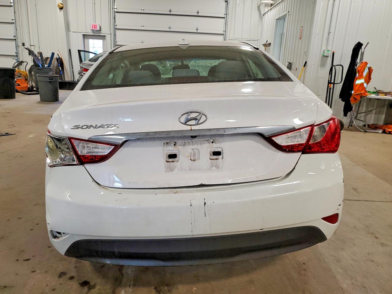 2014 Hyundai Sonata Gls White vin: 5NPEB4AC4EH819913