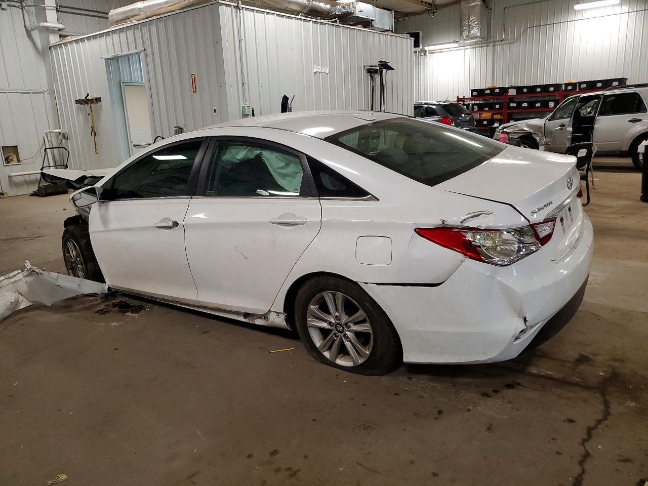 2014 Hyundai Sonata Gls White vin: 5NPEB4AC4EH819913