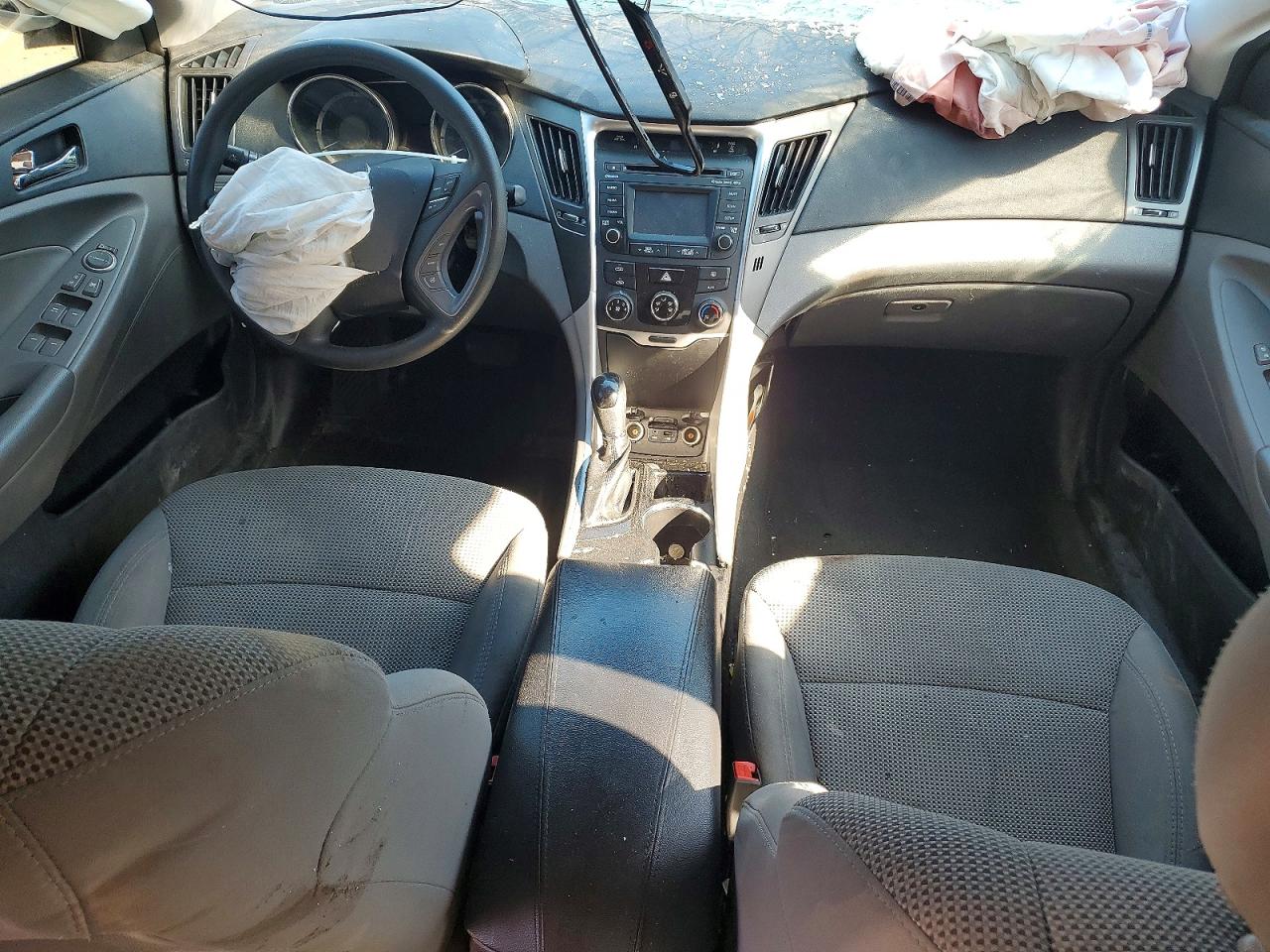 2014 Hyundai Sonata Gls White vin: 5NPEB4AC4EH819913