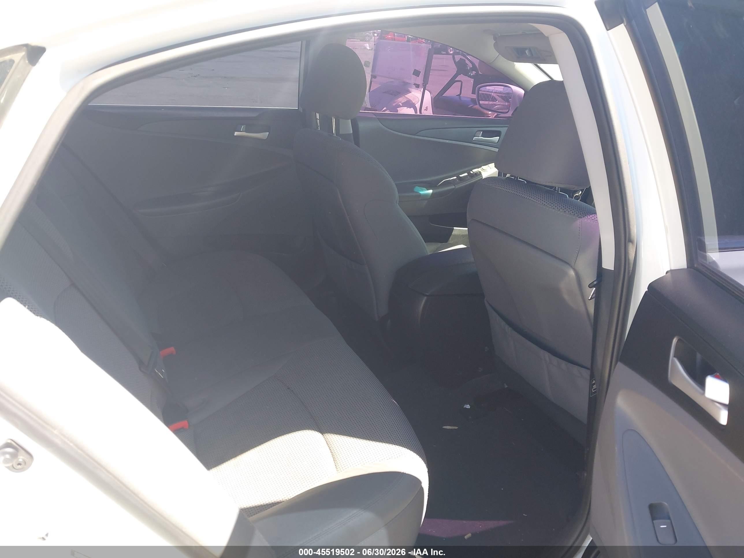 2014 Hyundai Sonata Gls White vin: 5NPEB4AC4EH822617