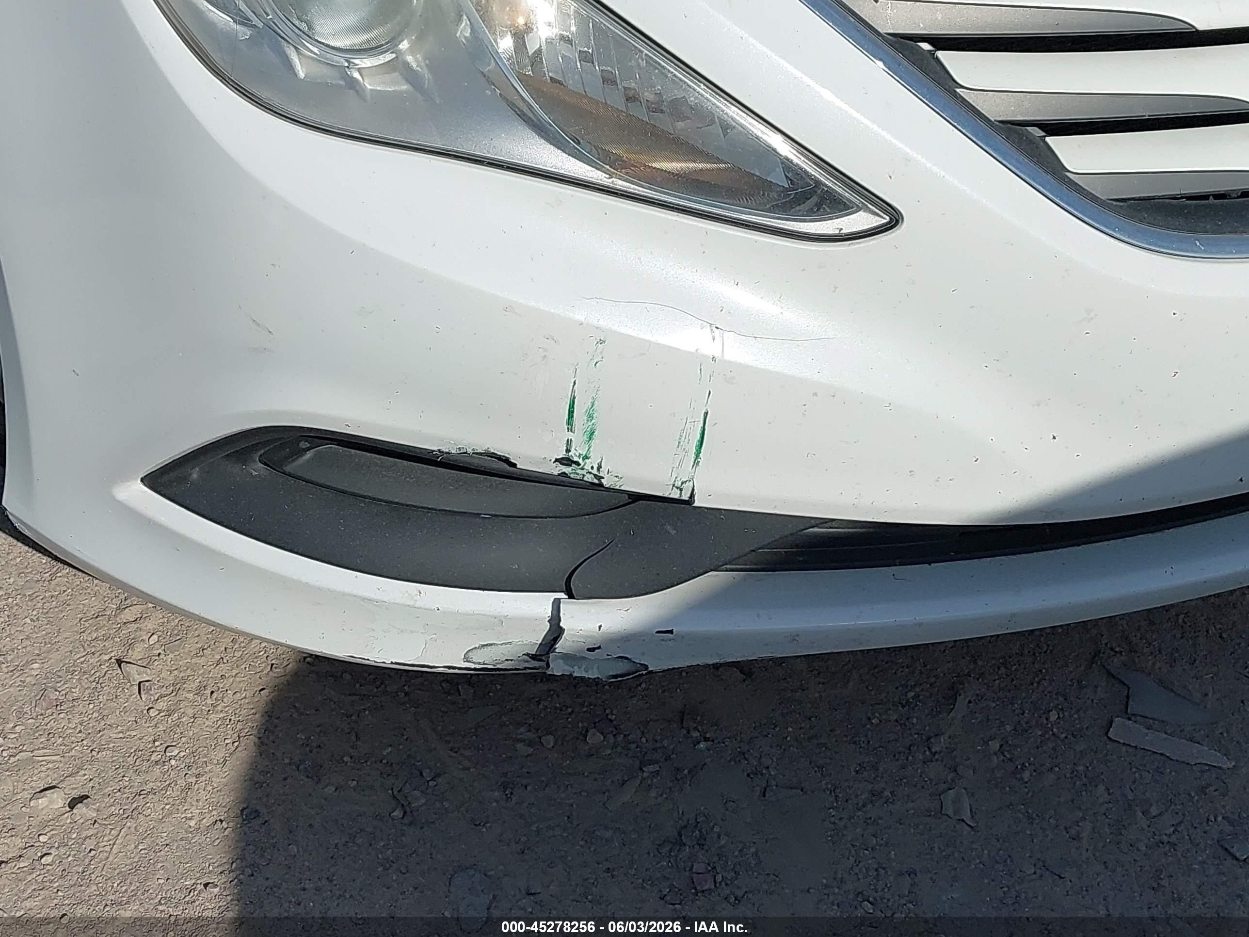 2014 Hyundai Sonata Gls White vin: 5NPEB4AC4EH832001