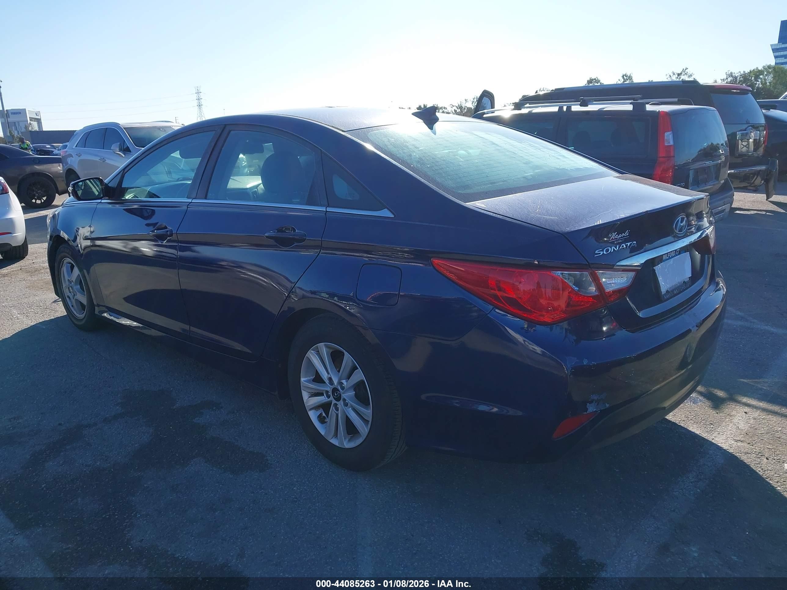 2014 Hyundai Sonata Gls Blue vin: 5NPEB4AC4EH833813