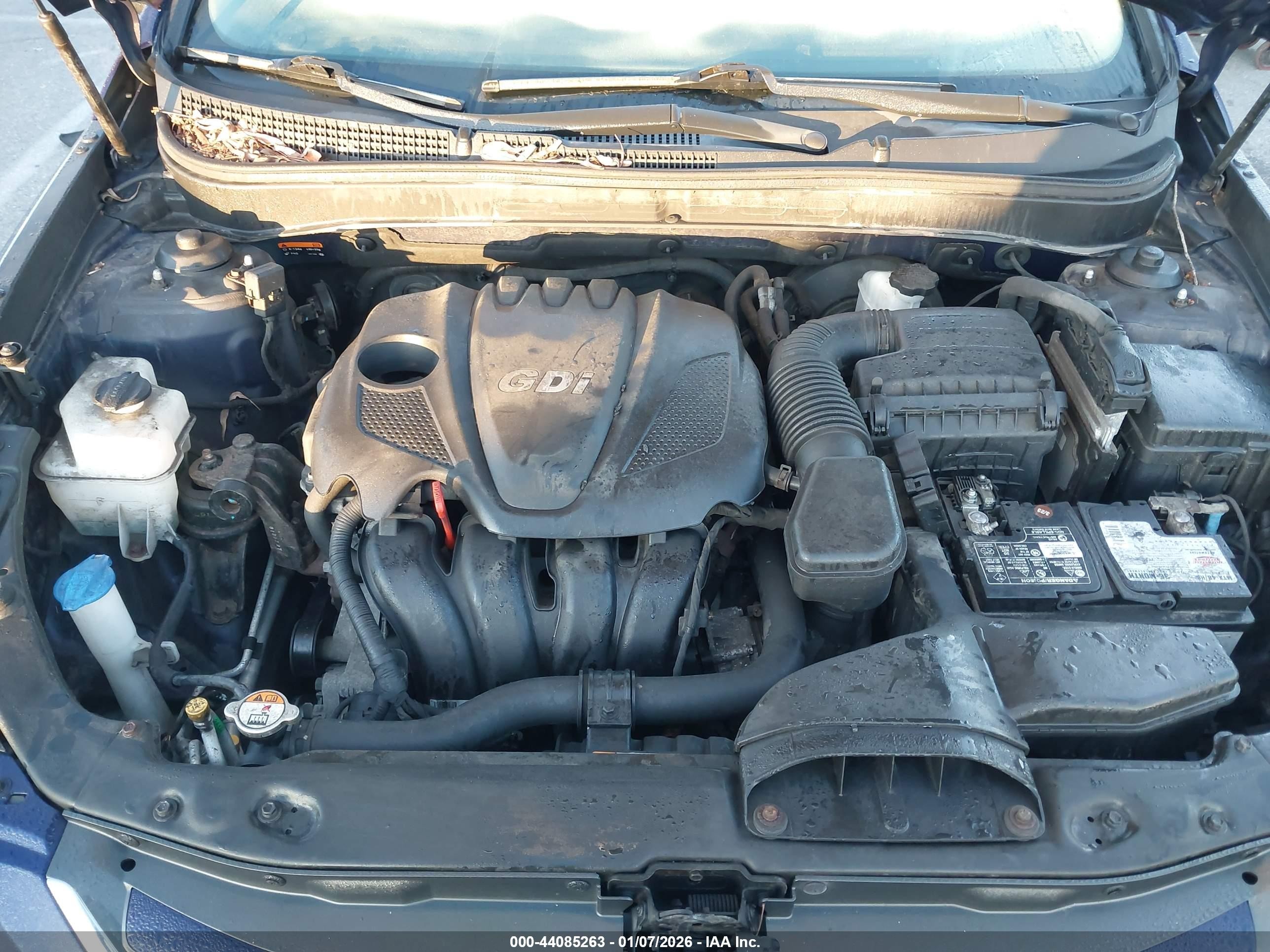 2014 Hyundai Sonata Gls Blue vin: 5NPEB4AC4EH833813