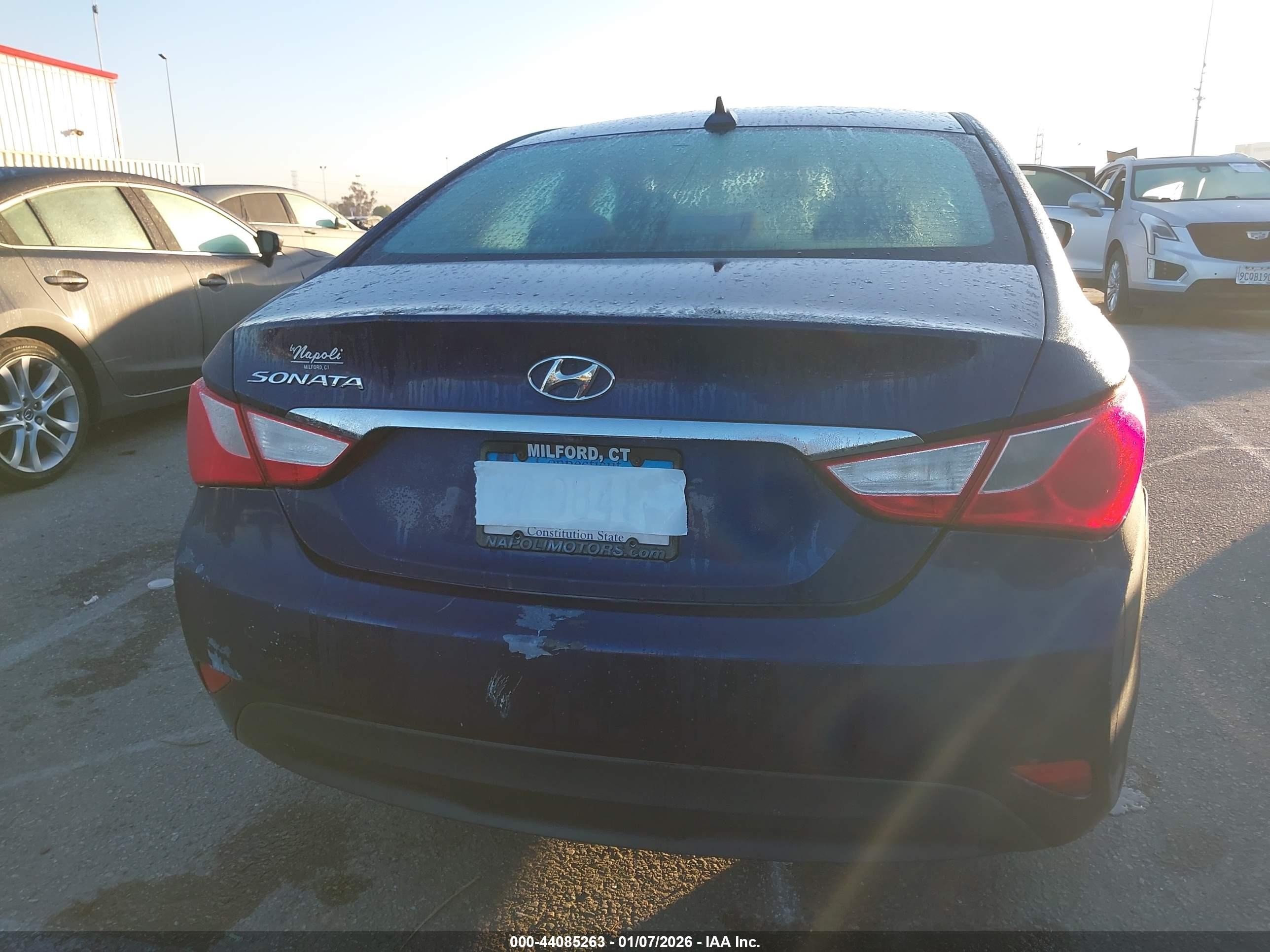 2014 Hyundai Sonata Gls Blue vin: 5NPEB4AC4EH833813