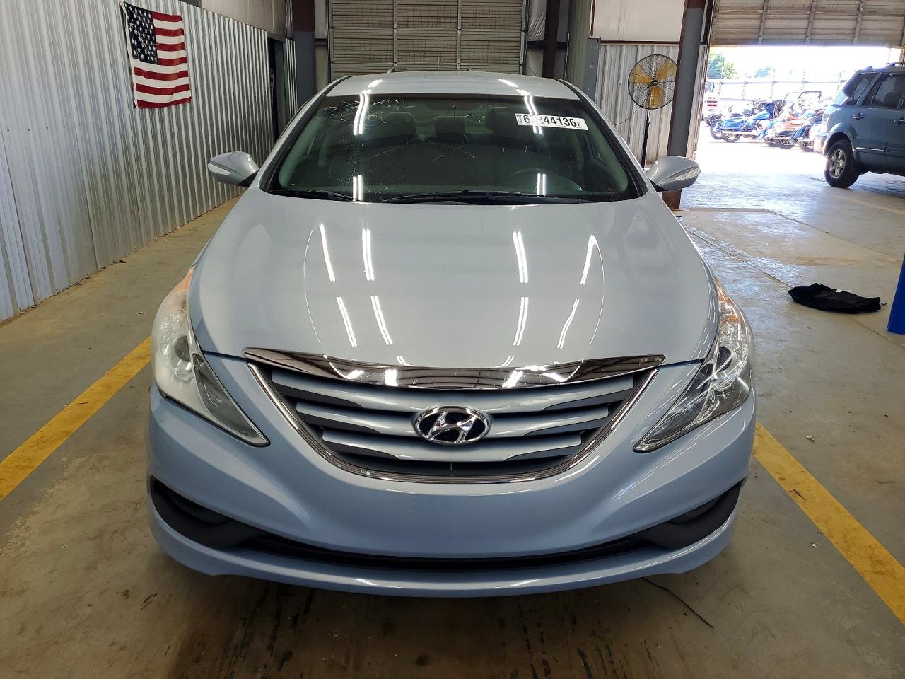 2014 Hyundai Sonata Gls Silver vin: 5NPEB4AC4EH839918