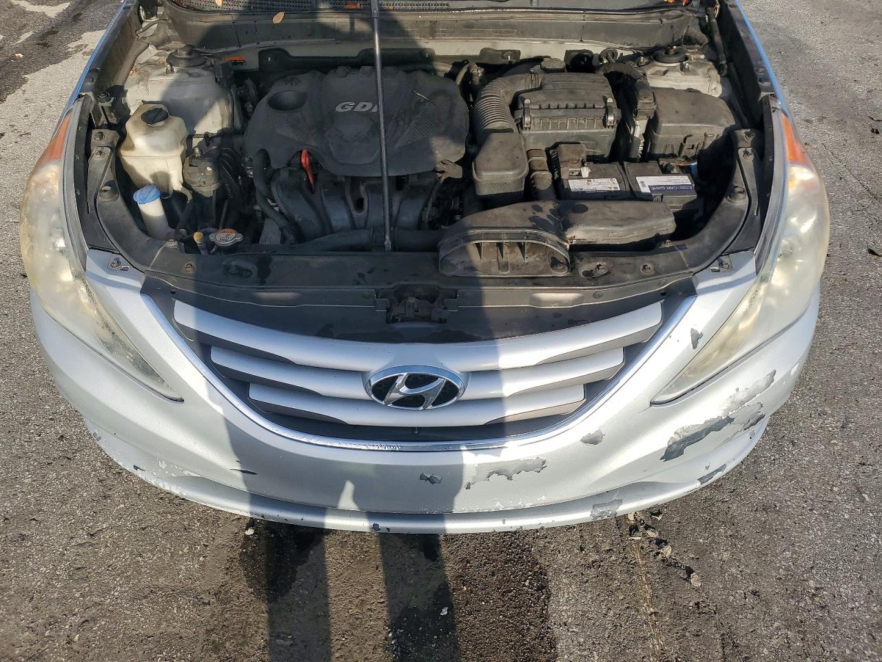 2014 Hyundai Sonata Gls Silver vin: 5NPEB4AC4EH840342