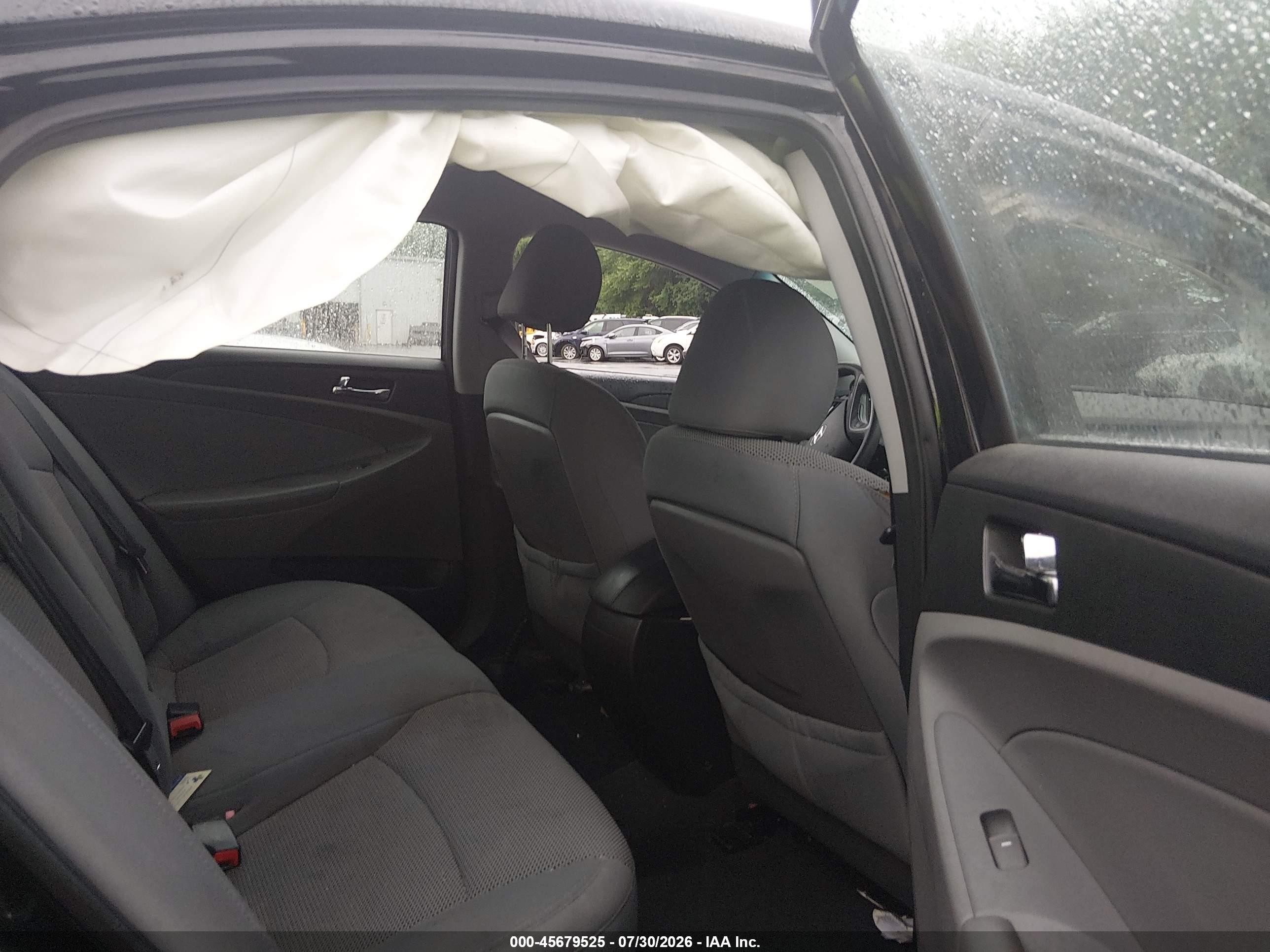 2014 Hyundai Sonata Gls Черный vin: 5NPEB4AC4EH846688