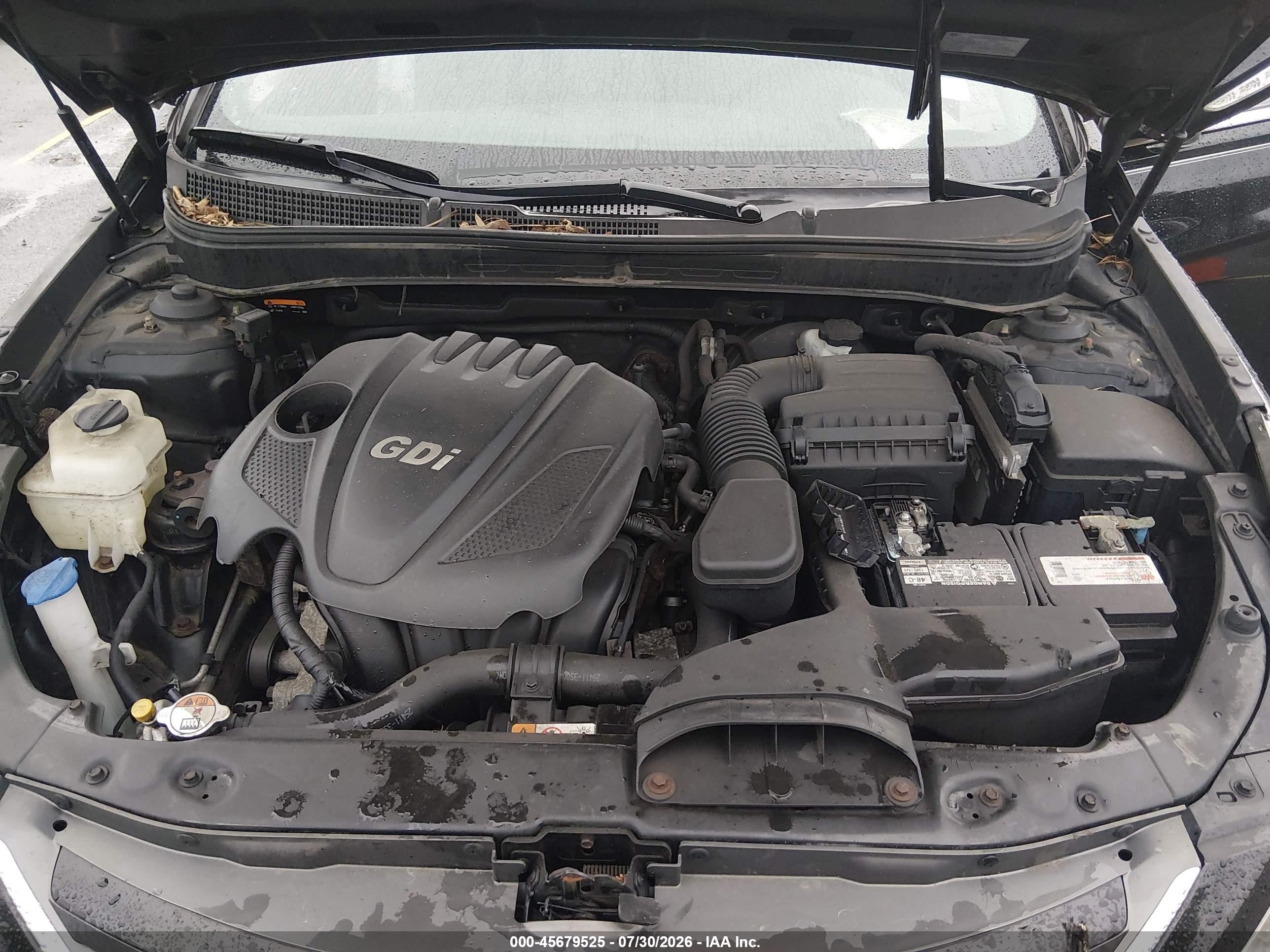 2014 Hyundai Sonata Gls Черный vin: 5NPEB4AC4EH846688