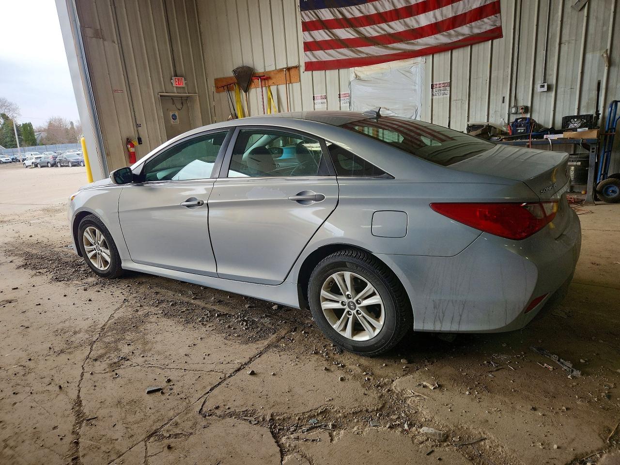 2014 Hyundai Sonata Gls Blue vin: 5NPEB4AC4EH850420