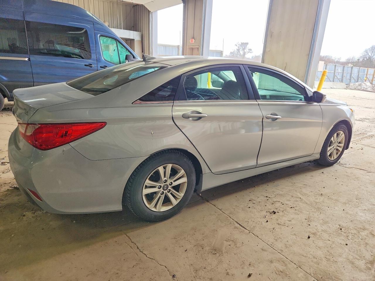2014 Hyundai Sonata Gls Blue vin: 5NPEB4AC4EH850420