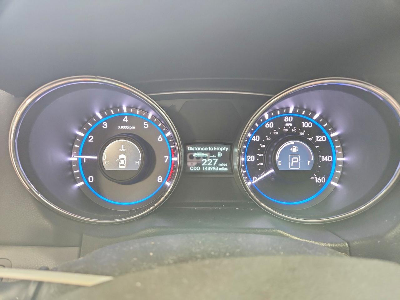 2014 Hyundai Sonata Gls Blue vin: 5NPEB4AC4EH850420