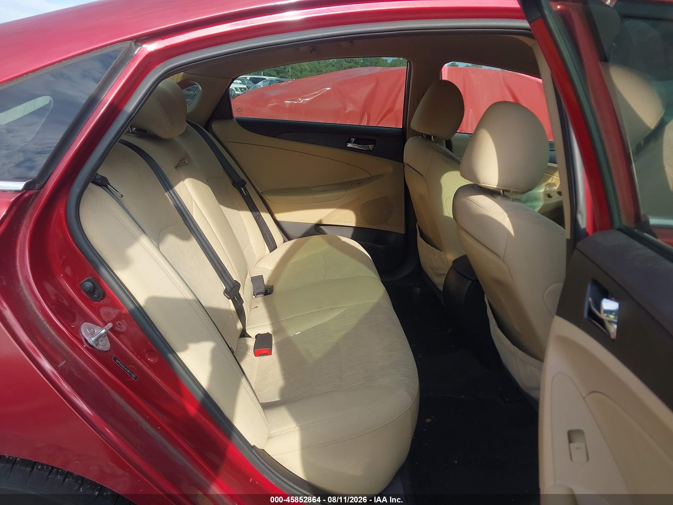 2014 Hyundai Sonata Gls Red vin: 5NPEB4AC4EH857755