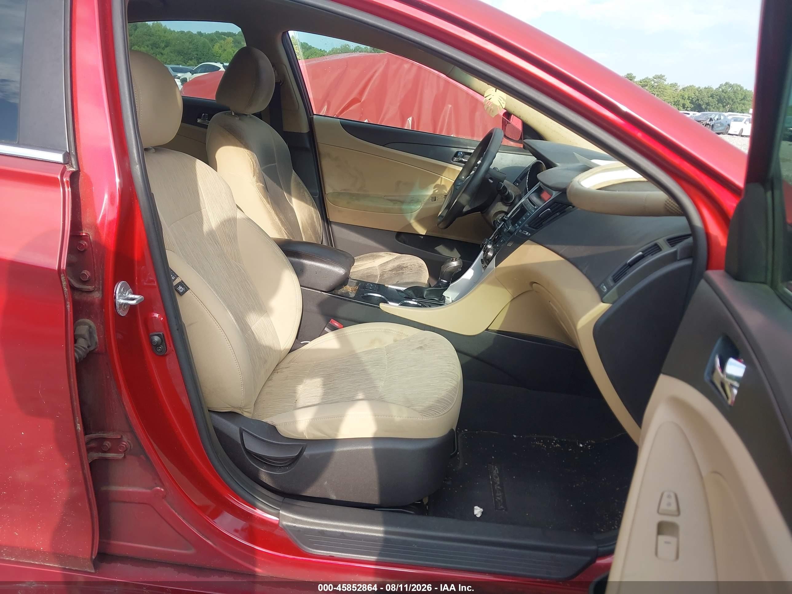 2014 Hyundai Sonata Gls Red vin: 5NPEB4AC4EH857755