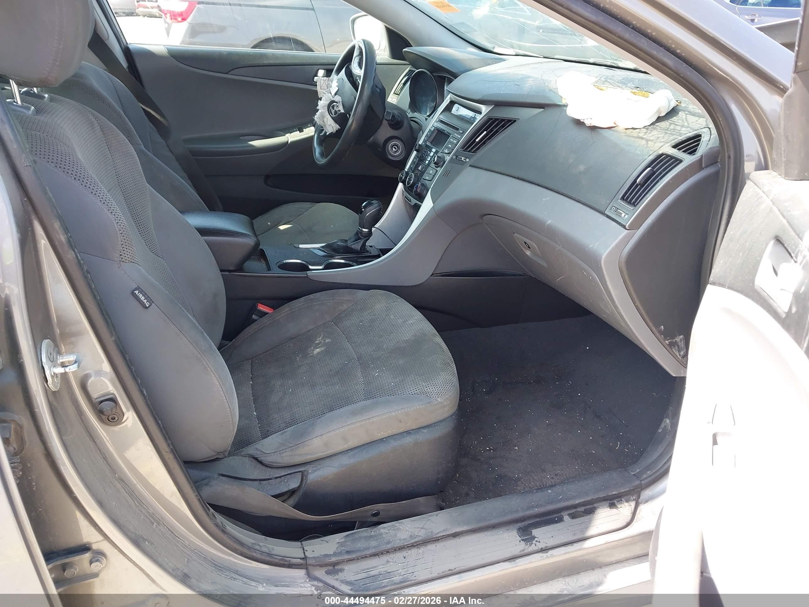 2014 Hyundai Sonata Gls Gray vin: 5NPEB4AC4EH858937