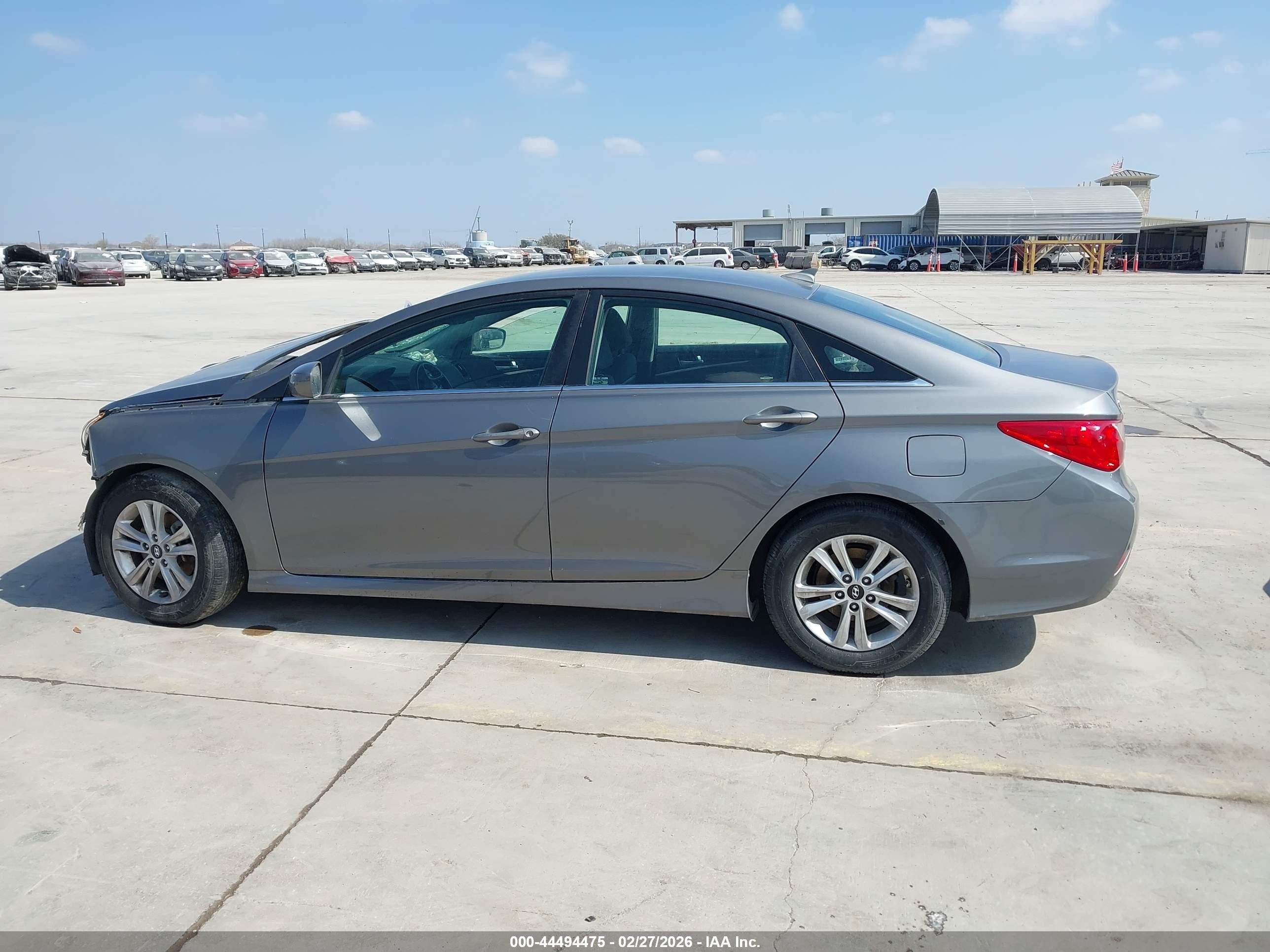 2014 Hyundai Sonata Gls Gray vin: 5NPEB4AC4EH858937
