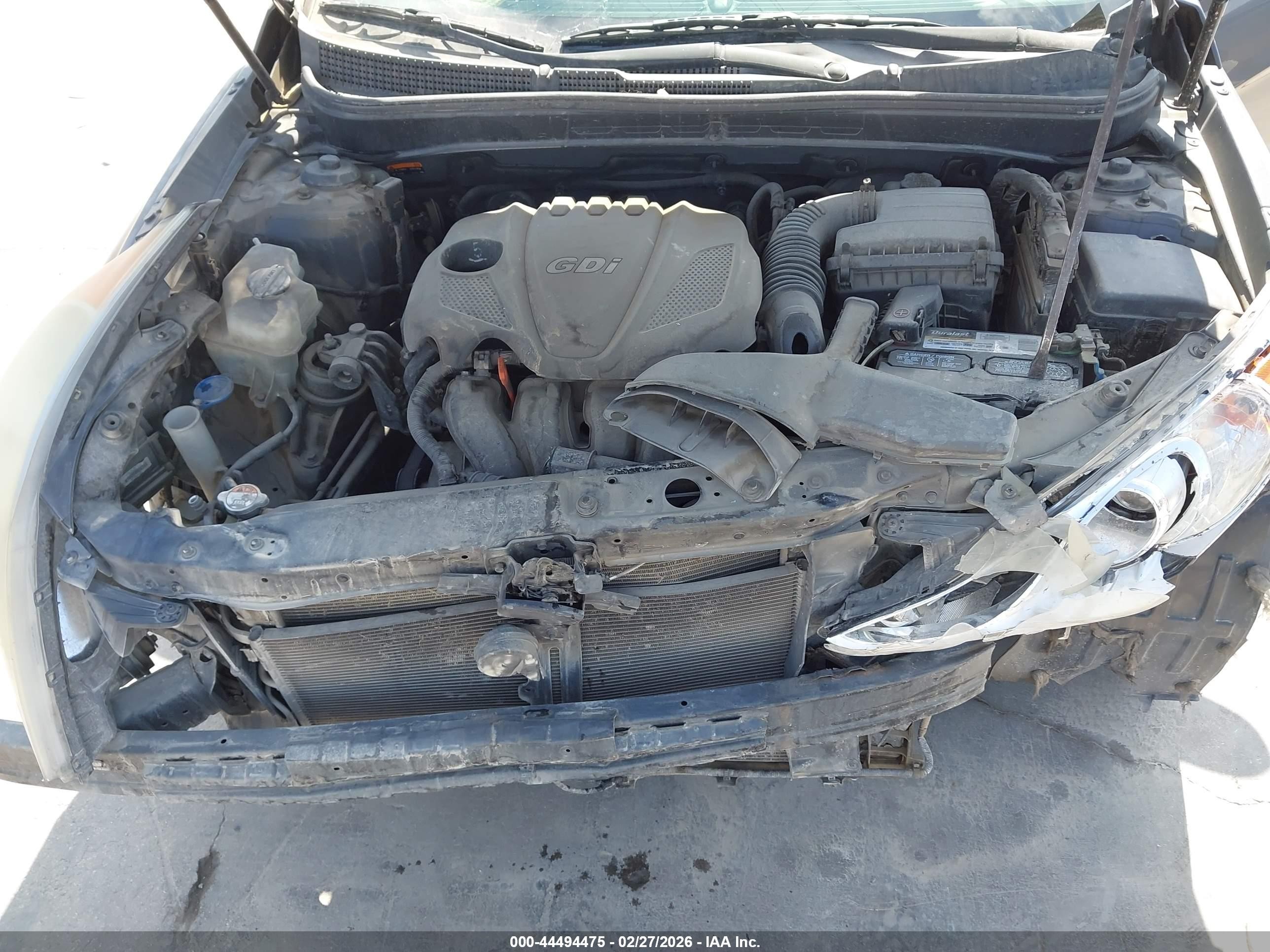 2014 Hyundai Sonata Gls Gray vin: 5NPEB4AC4EH858937