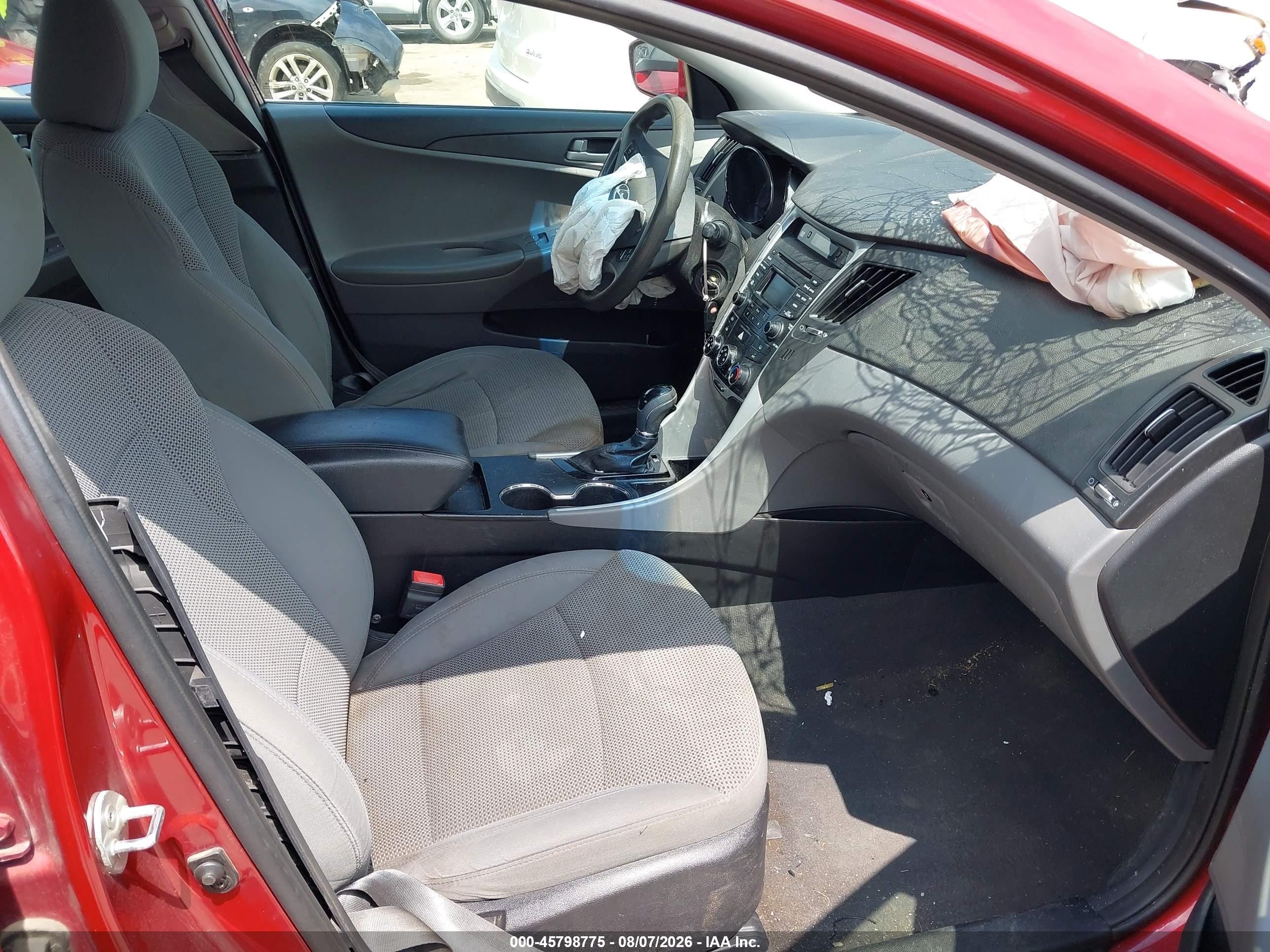 2014 Hyundai Sonata Gls Red vin: 5NPEB4AC4EH861093