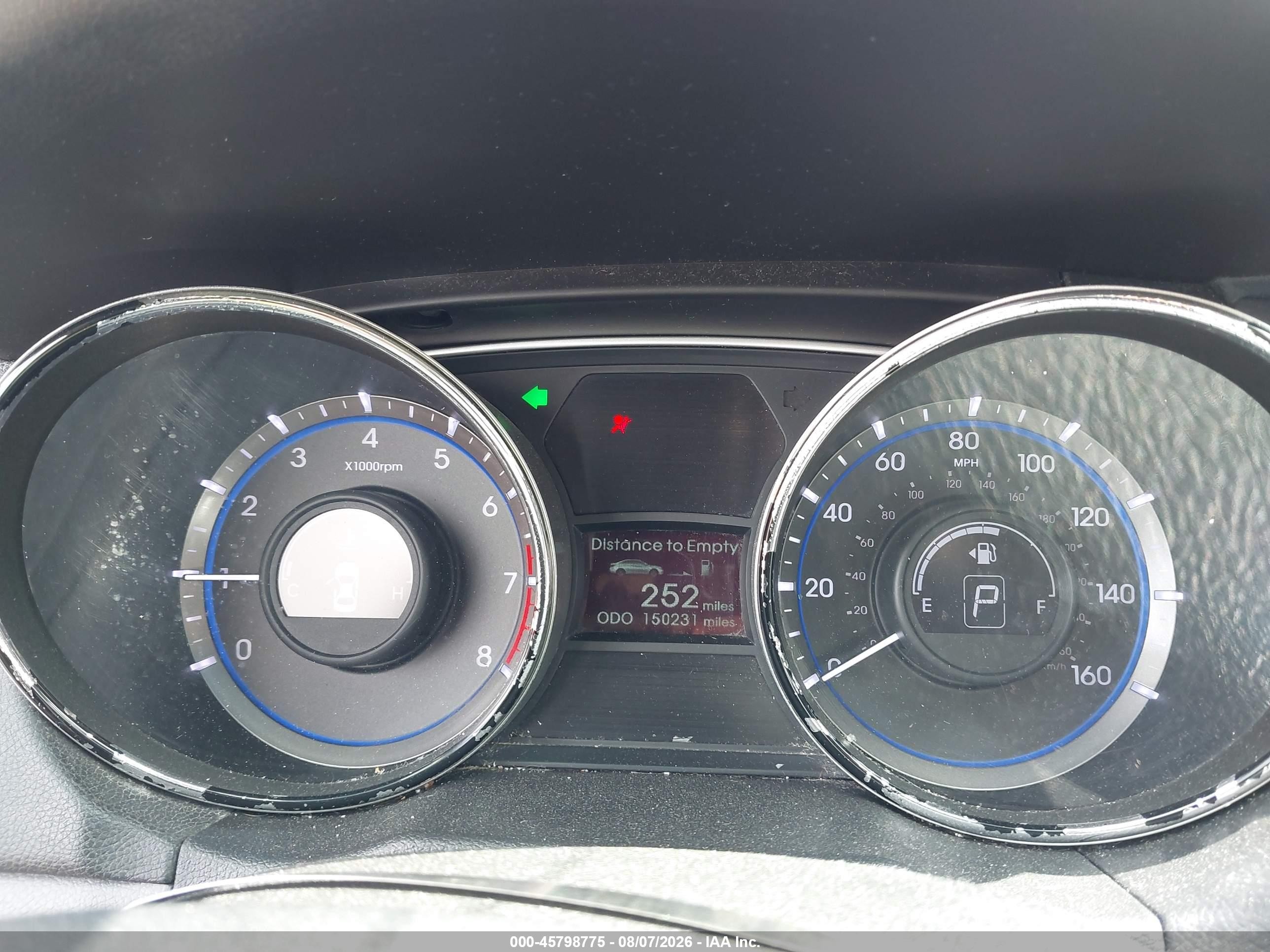 2014 Hyundai Sonata Gls Red vin: 5NPEB4AC4EH861093