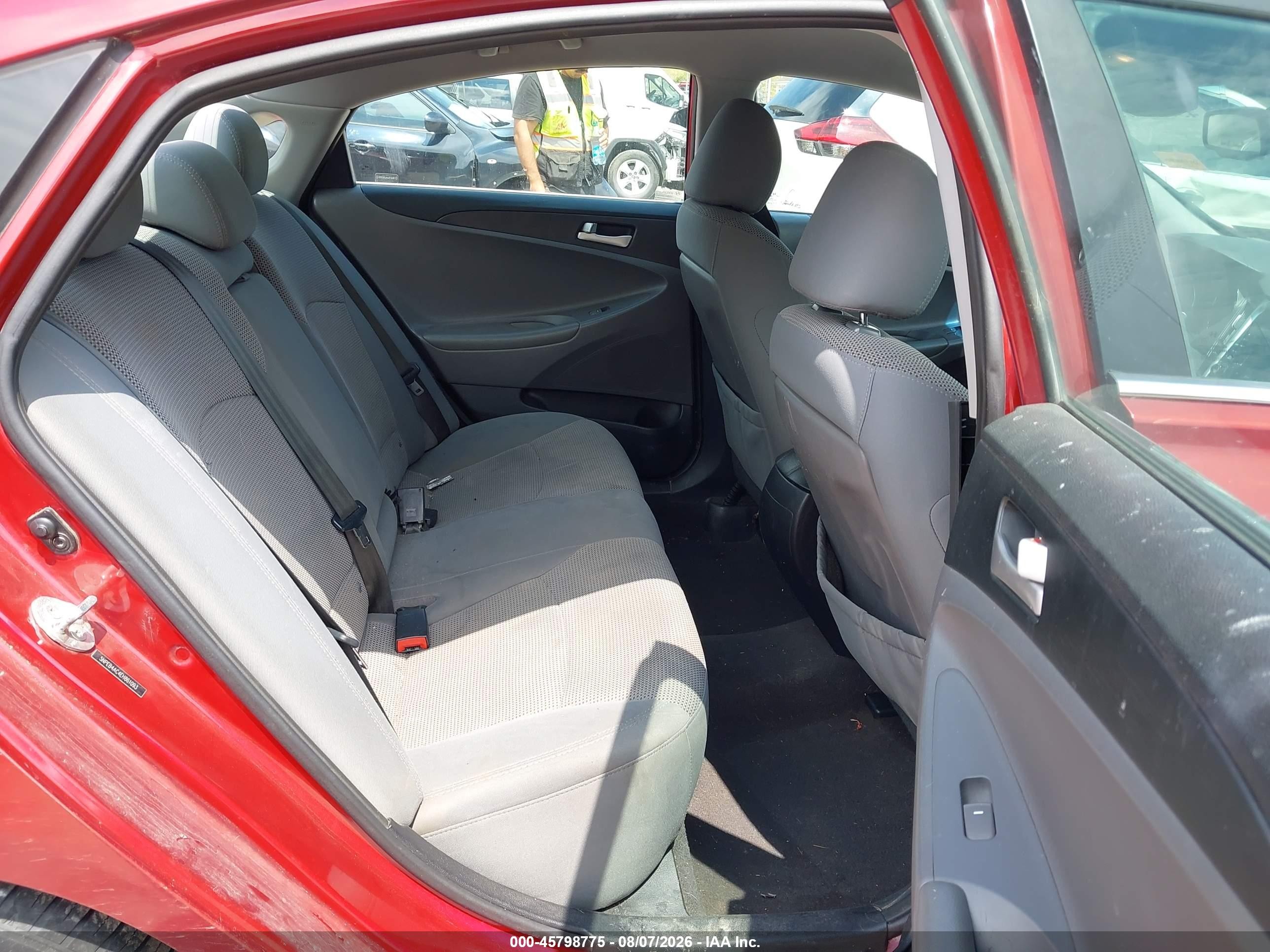 2014 Hyundai Sonata Gls Red vin: 5NPEB4AC4EH861093