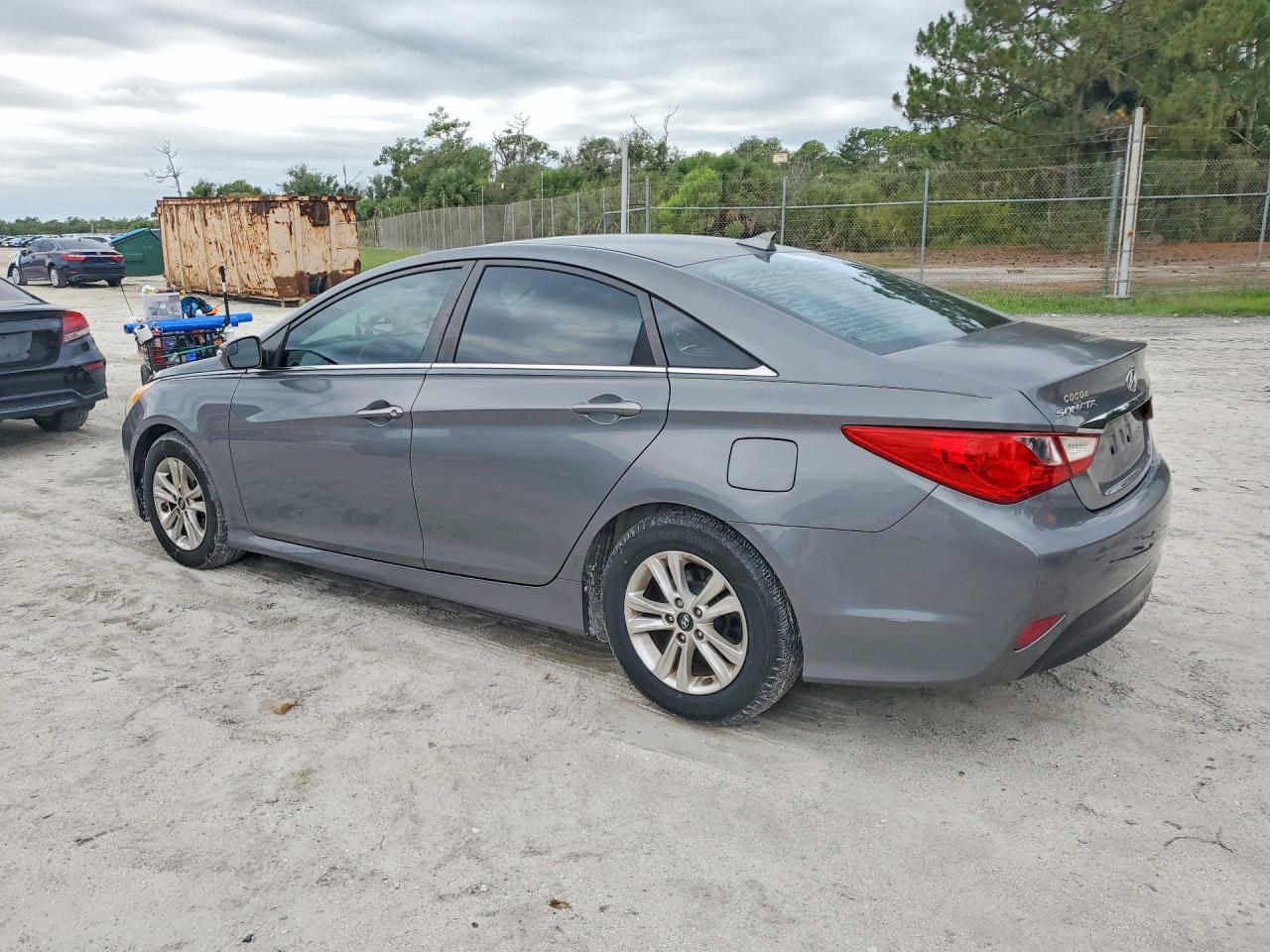 2014 Hyundai Sonata Gls Серый vin: 5NPEB4AC4EH861112