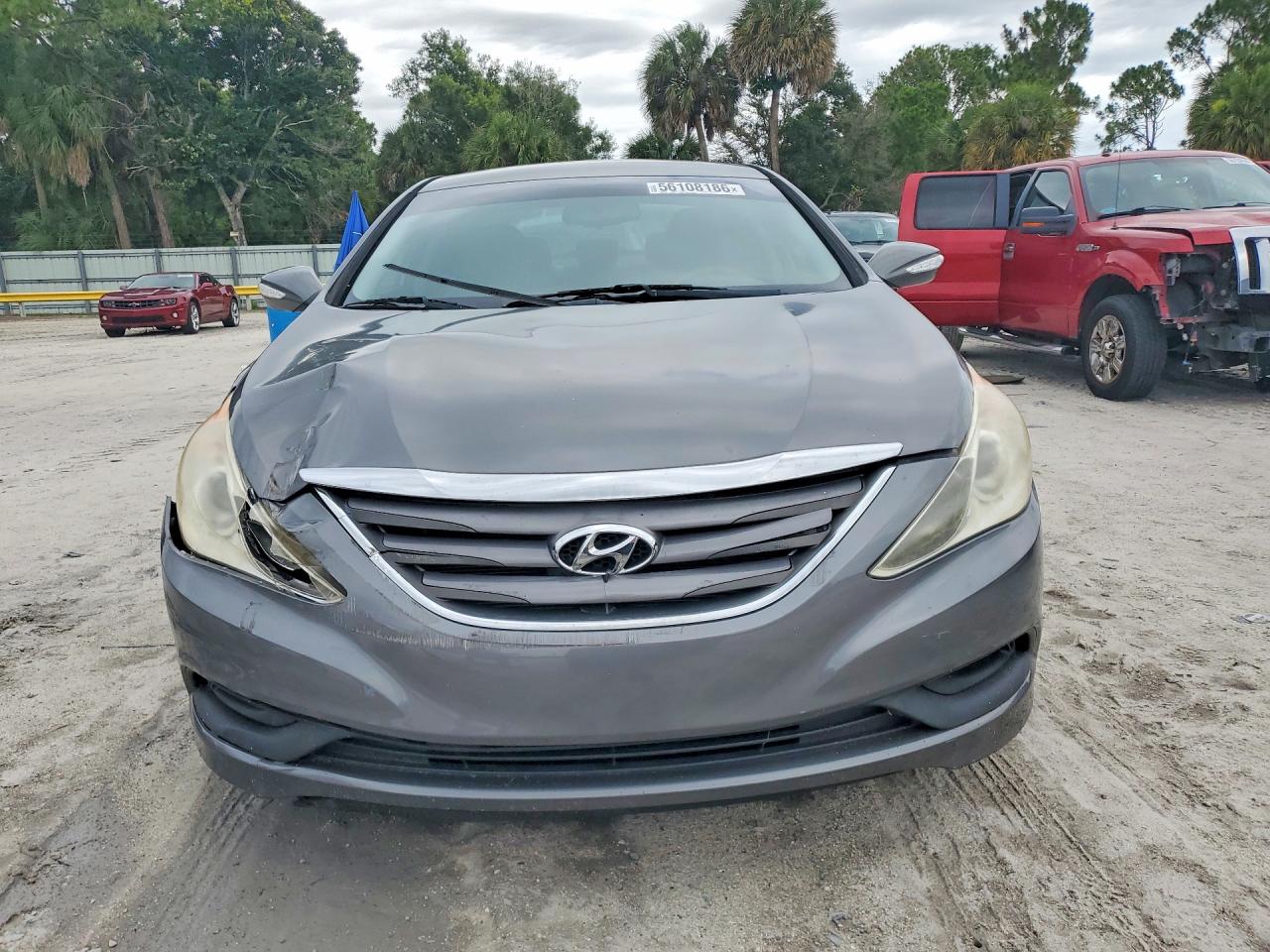2014 Hyundai Sonata Gls Серый vin: 5NPEB4AC4EH861112
