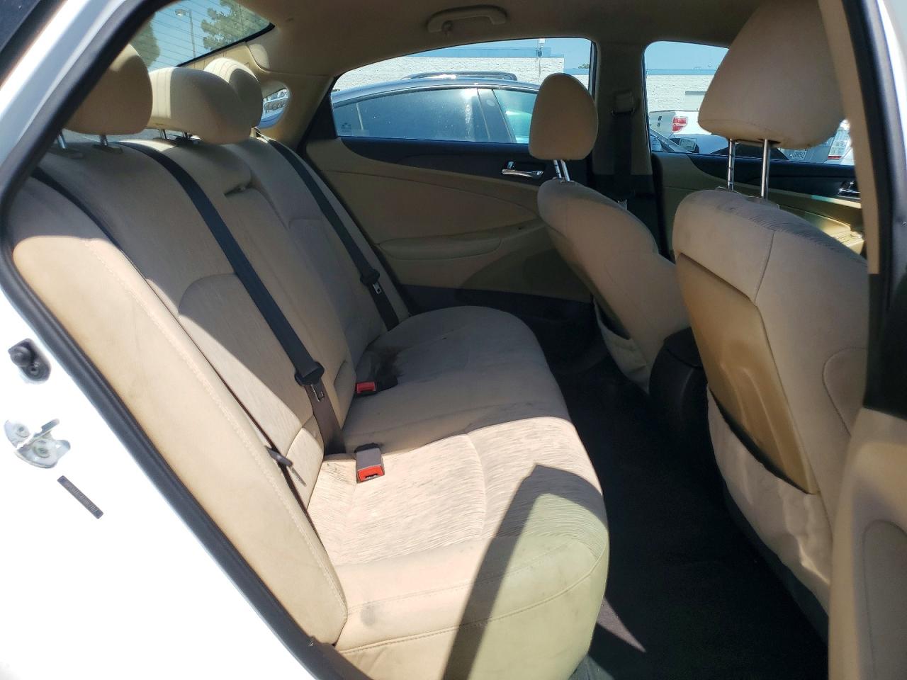 2014 Hyundai Sonata Gls White vin: 5NPEB4AC4EH862762