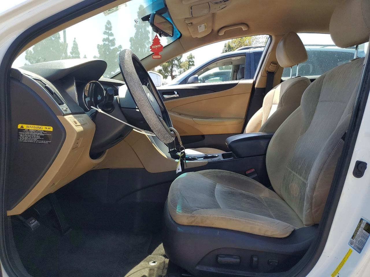2014 Hyundai Sonata Gls White vin: 5NPEB4AC4EH862762
