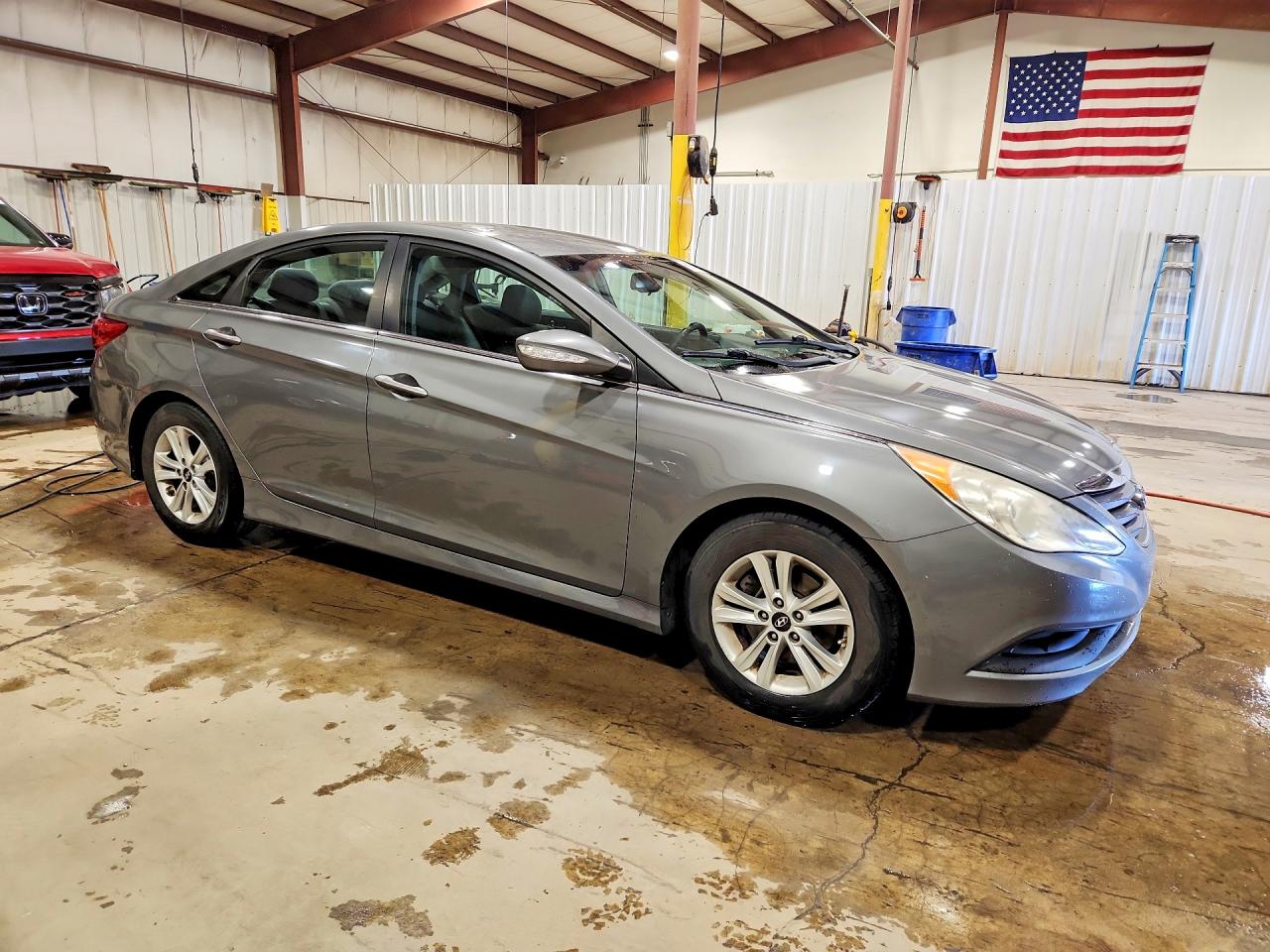 2014 Hyundai Sonata Gls Gray vin: 5NPEB4AC4EH866309
