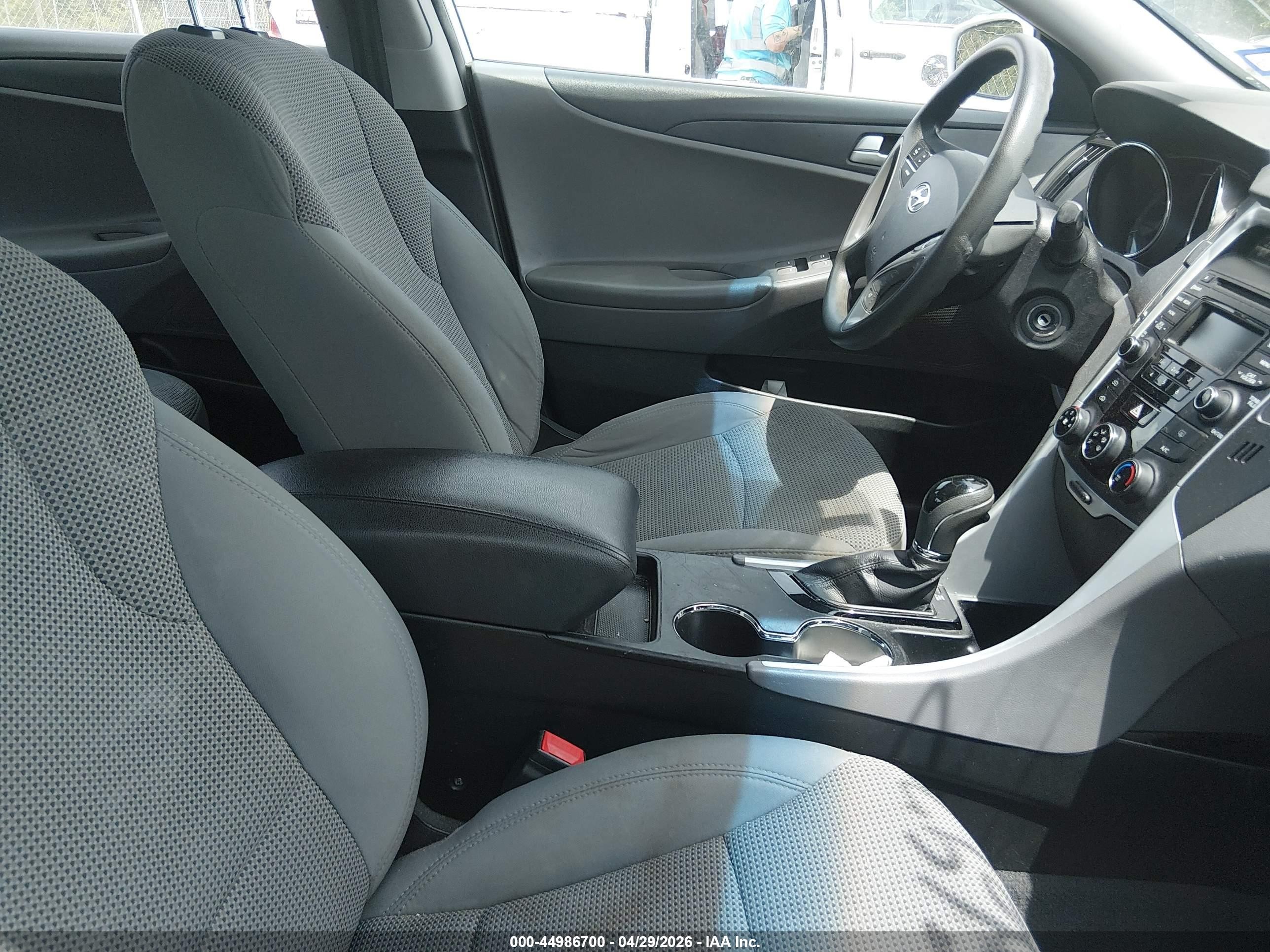 2014 Hyundai Sonata Gls White vin: 5NPEB4AC4EH869792