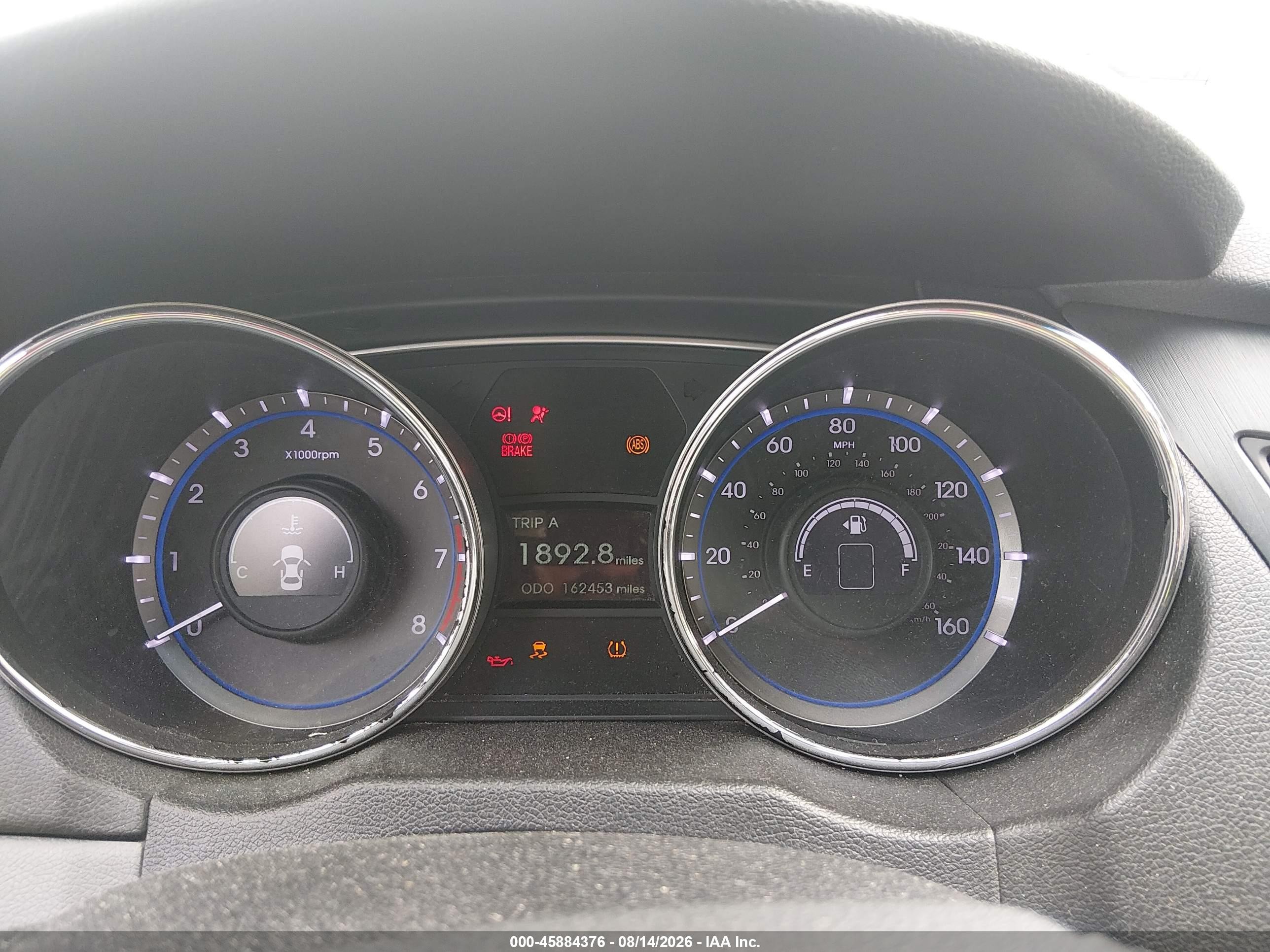 2014 Hyundai Sonata Gls White vin: 5NPEB4AC4EH870294