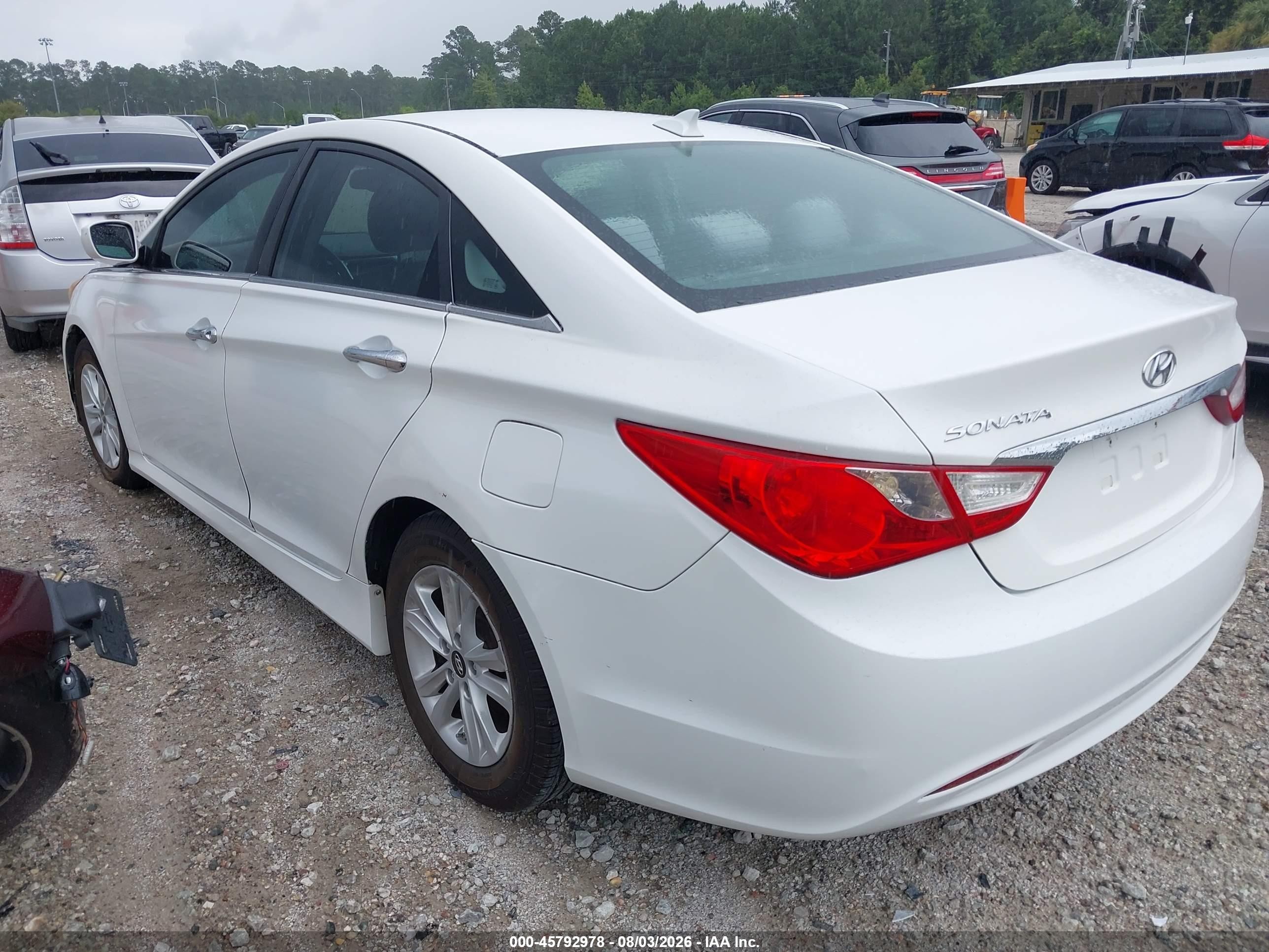2014 Hyundai Sonata Gls Белый vin: 5NPEB4AC4EH872613