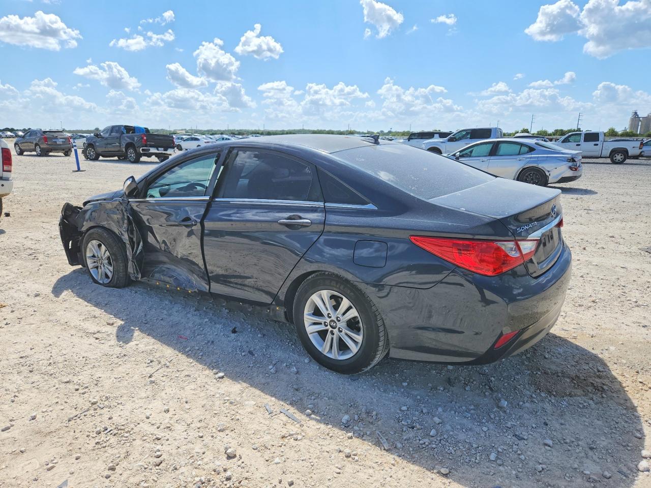 2014 Hyundai Sonata Gls Black vin: 5NPEB4AC4EH882235