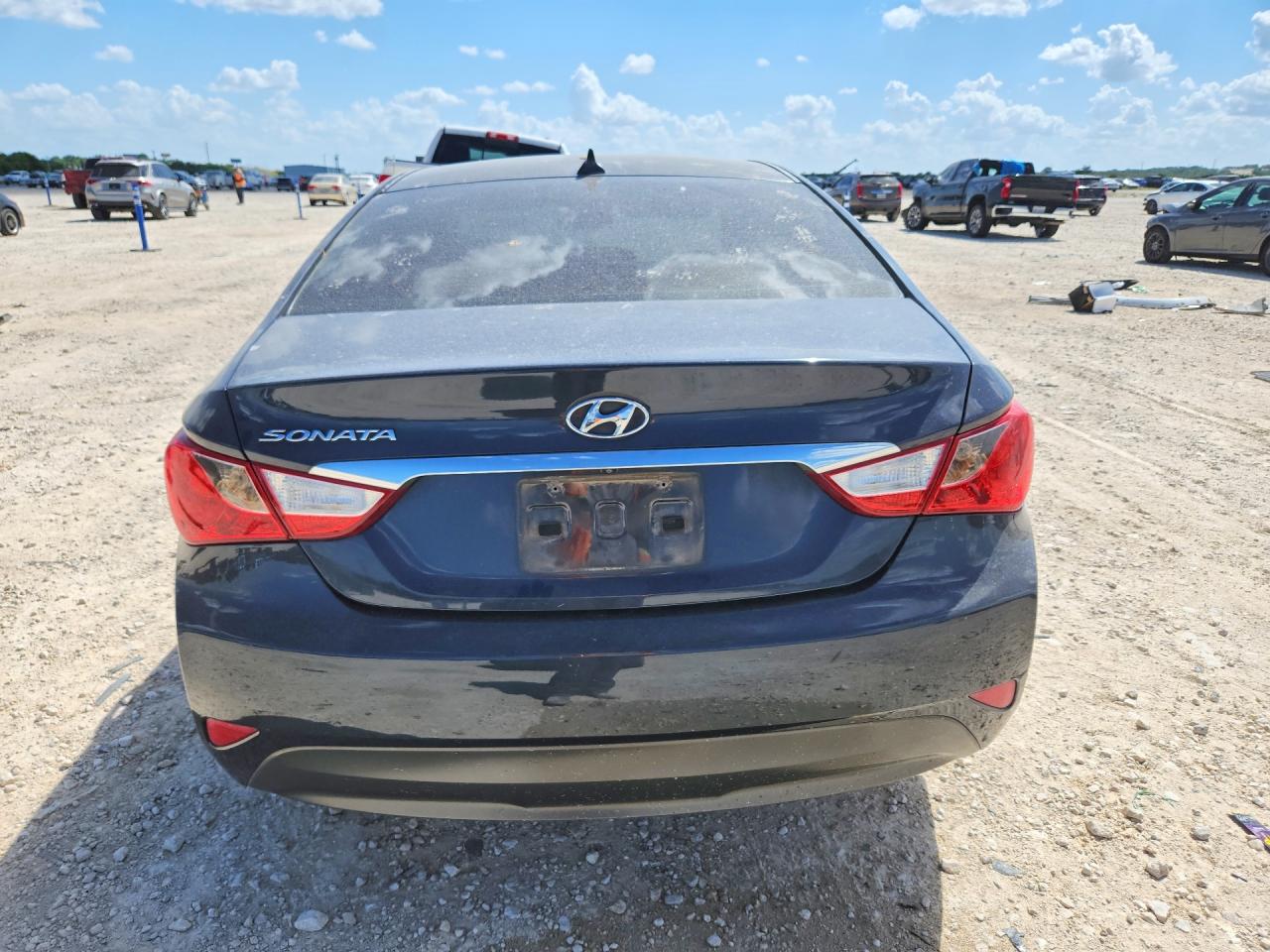 2014 Hyundai Sonata Gls Black vin: 5NPEB4AC4EH882235