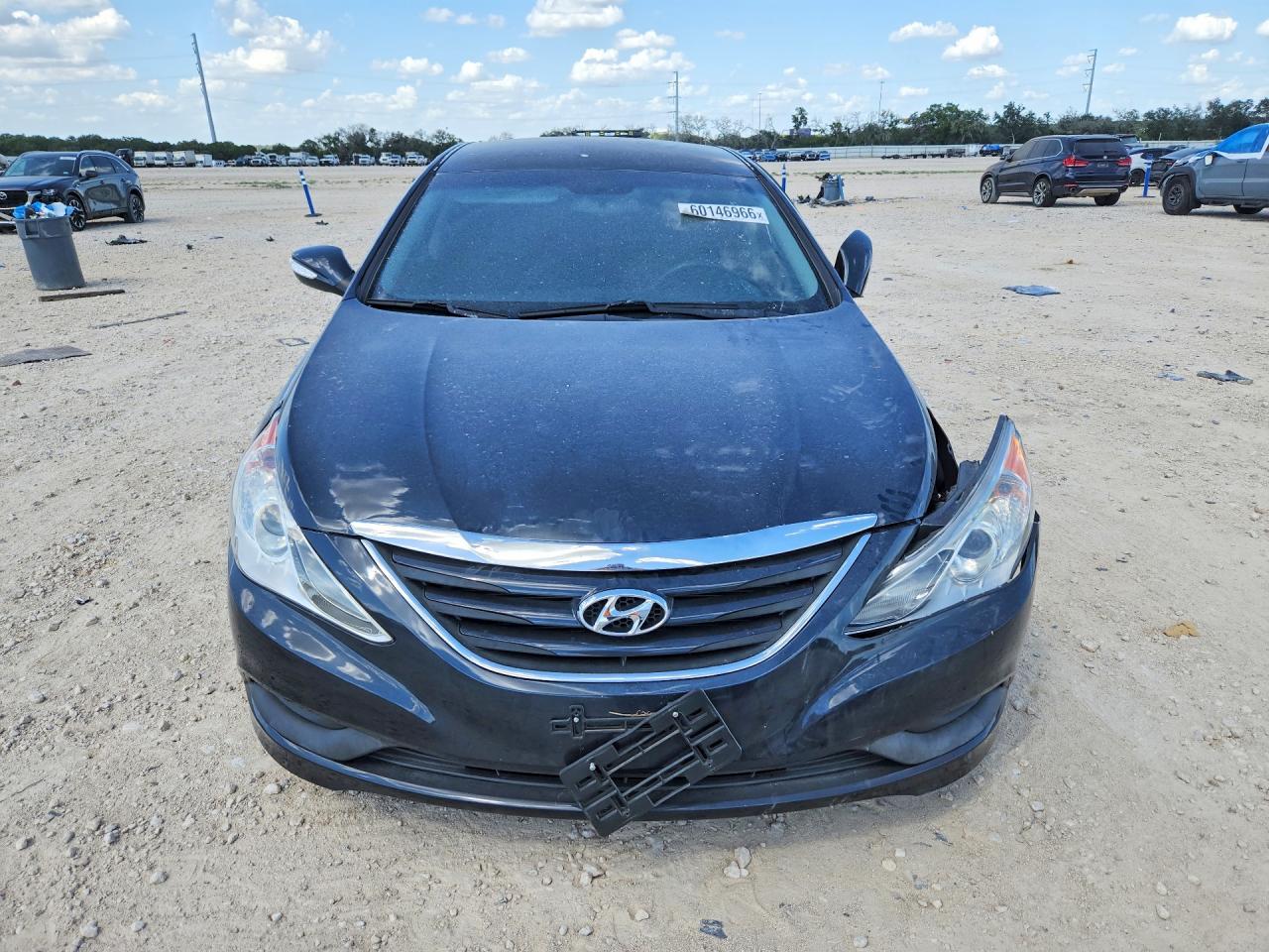 2014 Hyundai Sonata Gls Black vin: 5NPEB4AC4EH882235