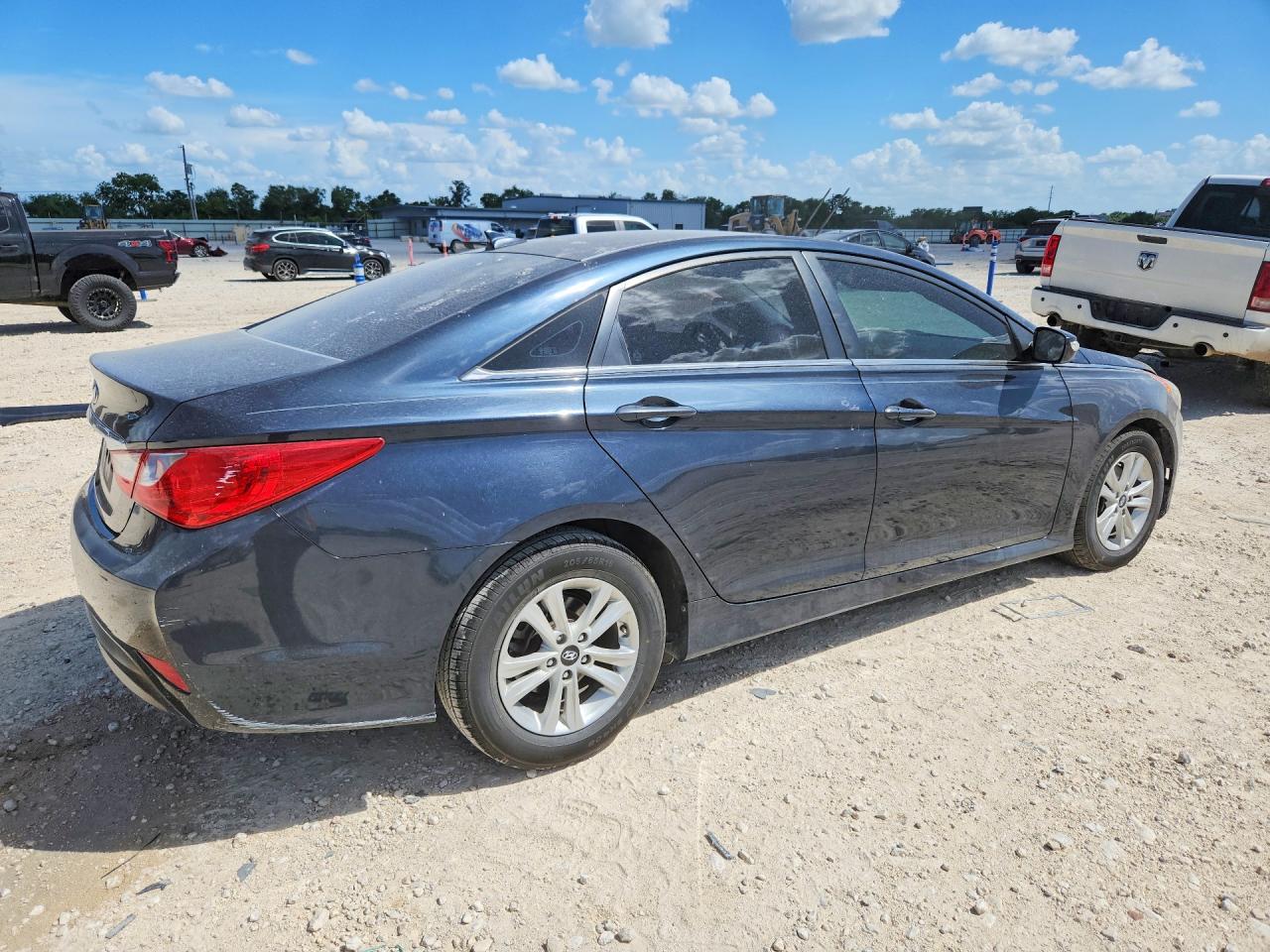 2014 Hyundai Sonata Gls Black vin: 5NPEB4AC4EH882235
