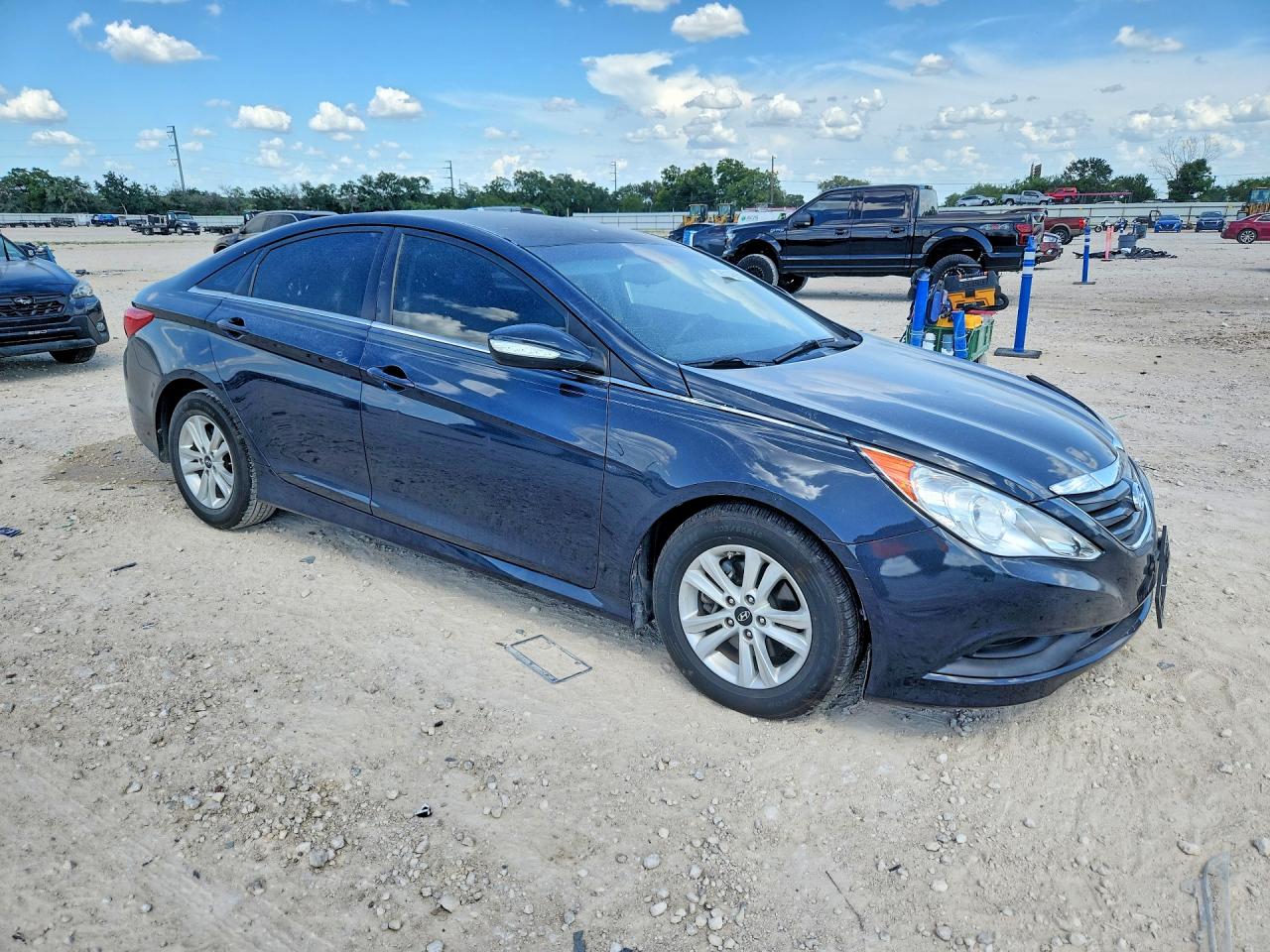 2014 Hyundai Sonata Gls Black vin: 5NPEB4AC4EH882235