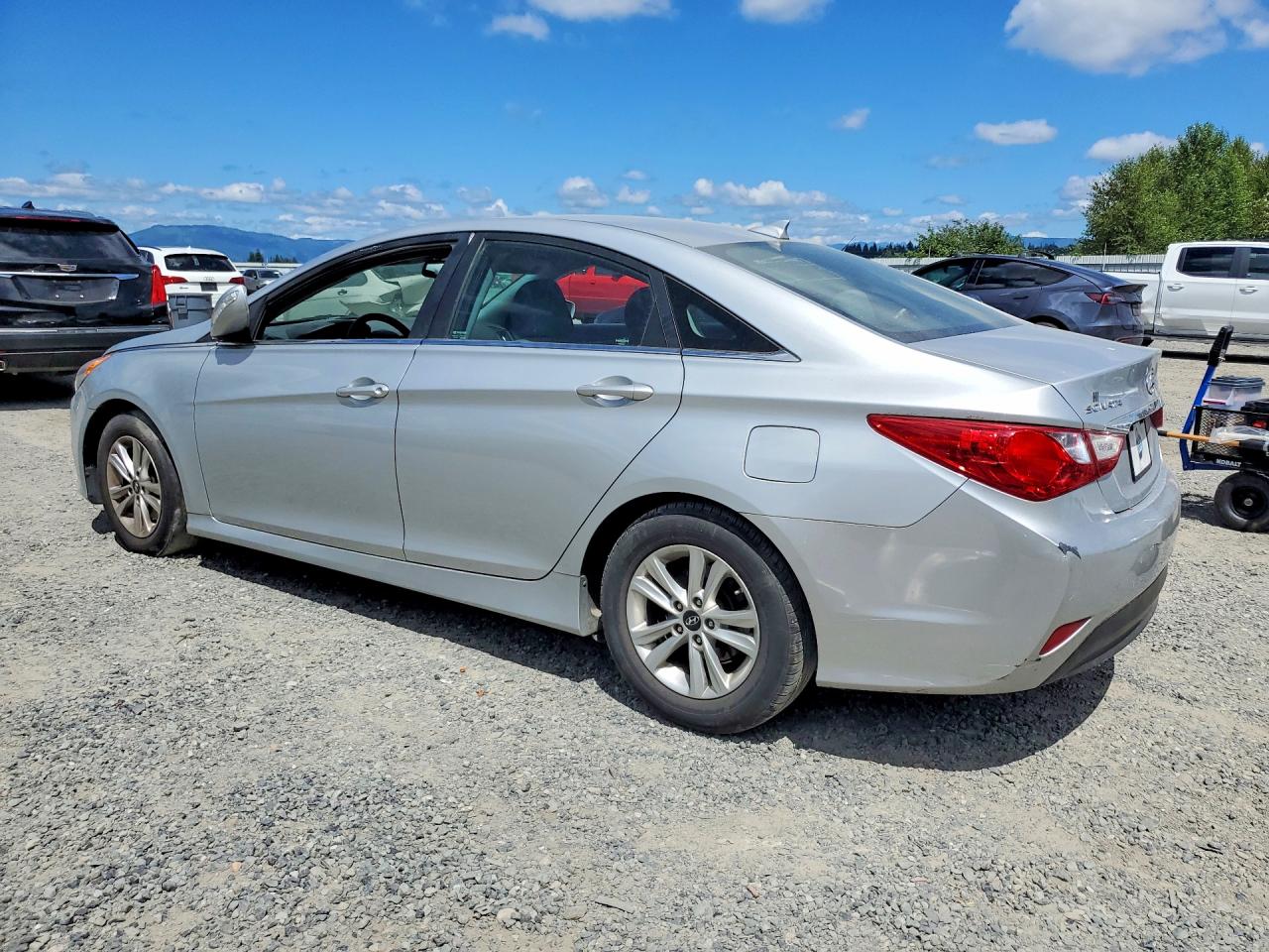 2014 Hyundai Sonata Gls Silver vin: 5NPEB4AC4EH892120