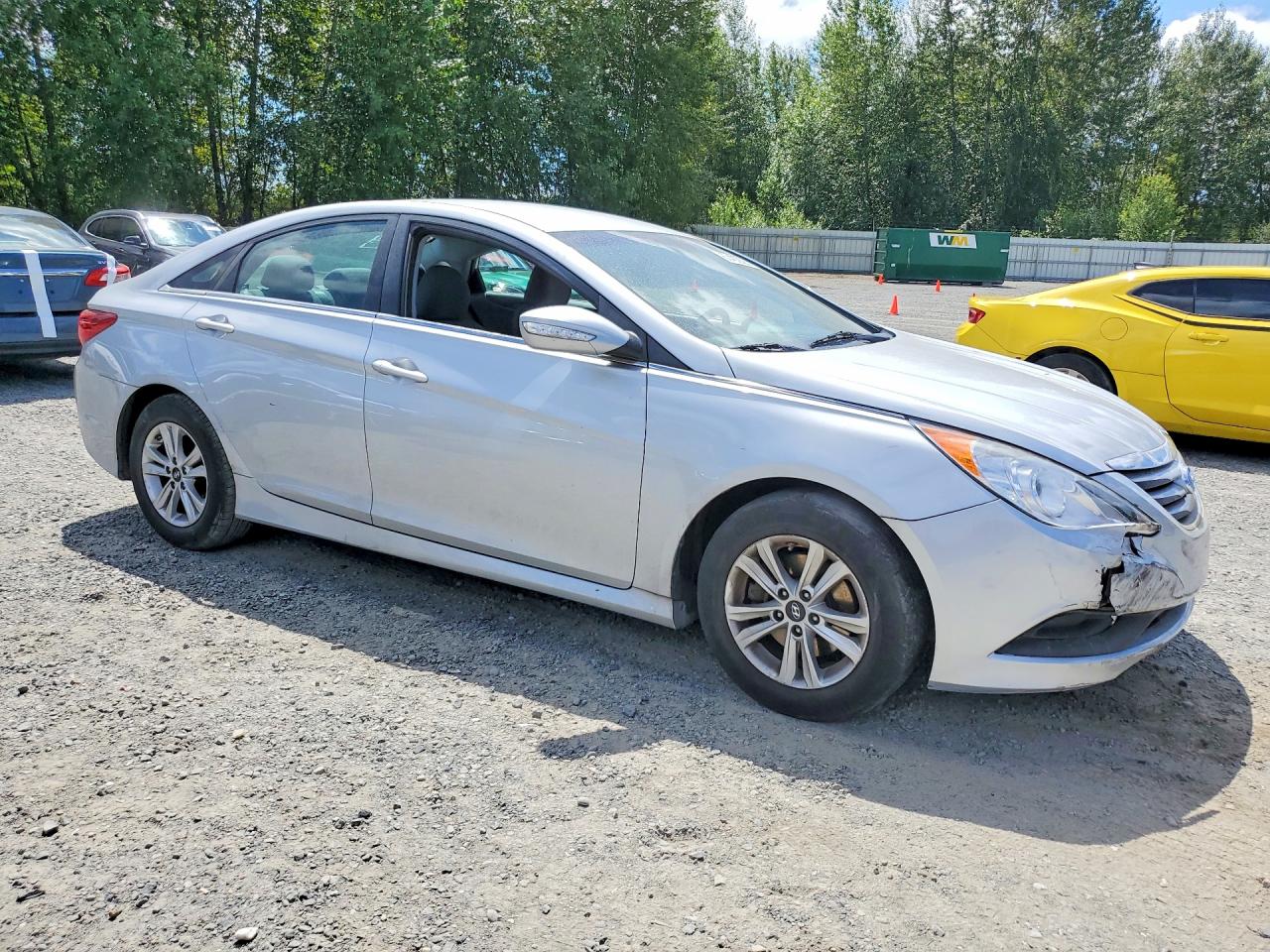 2014 Hyundai Sonata Gls Silver vin: 5NPEB4AC4EH892120