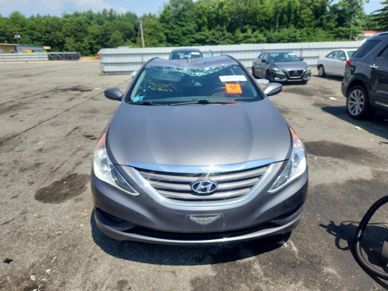 2014 Hyundai Sonata Gls Silver vin: 5NPEB4AC4EH893395