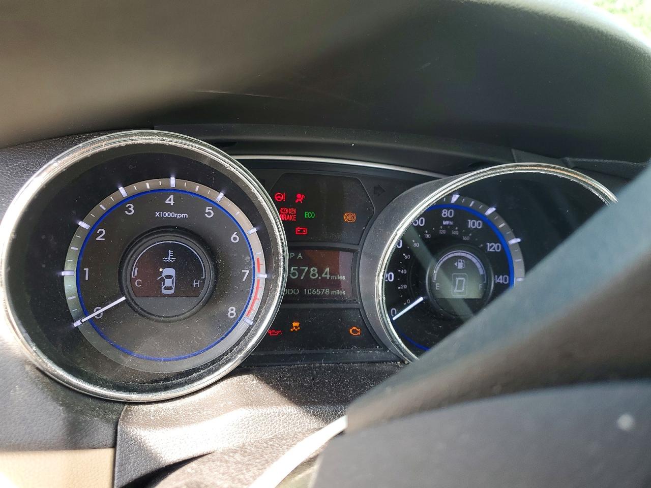 2014 Hyundai Sonata Gls White vin: 5NPEB4AC4EH896250