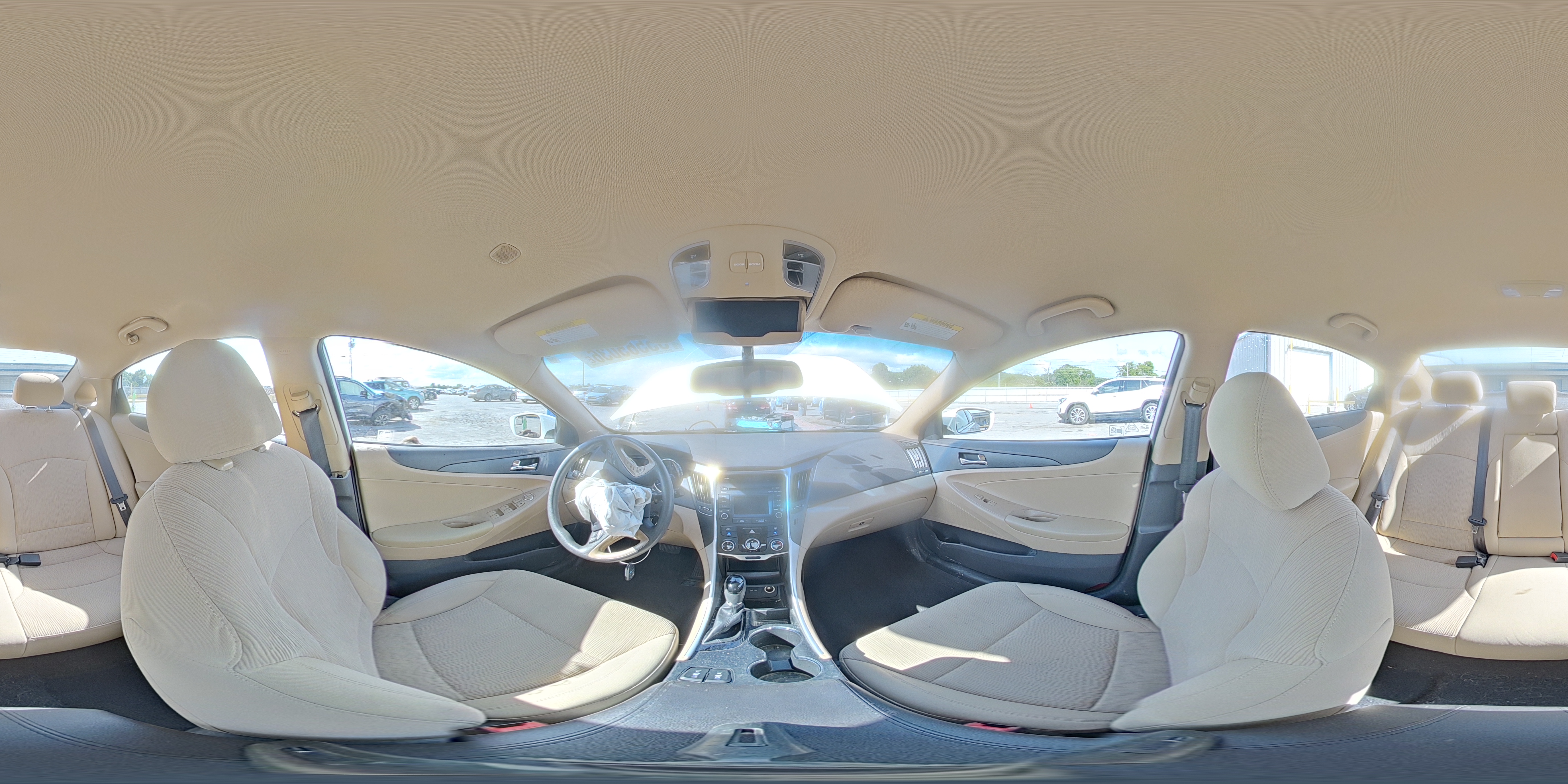 2014 Hyundai Sonata Gls White vin: 5NPEB4AC4EH896250