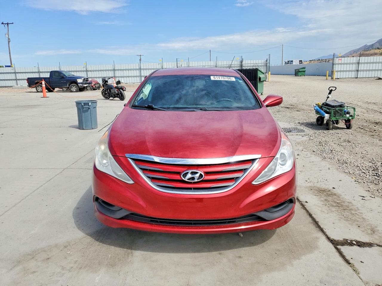 2014 Hyundai Sonata Gls Red vin: 5NPEB4AC4EH903245