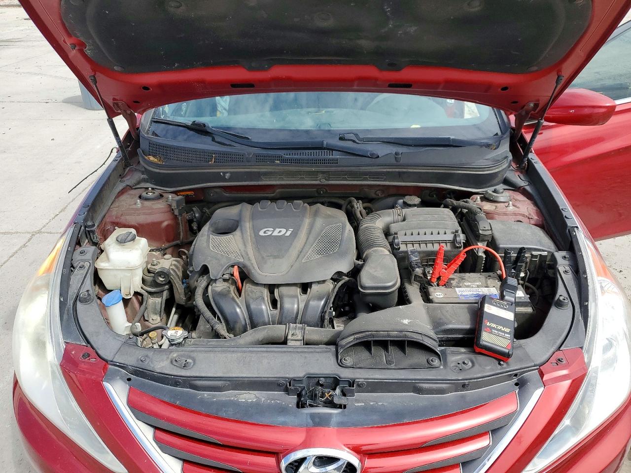 2014 Hyundai Sonata Gls Red vin: 5NPEB4AC4EH903245