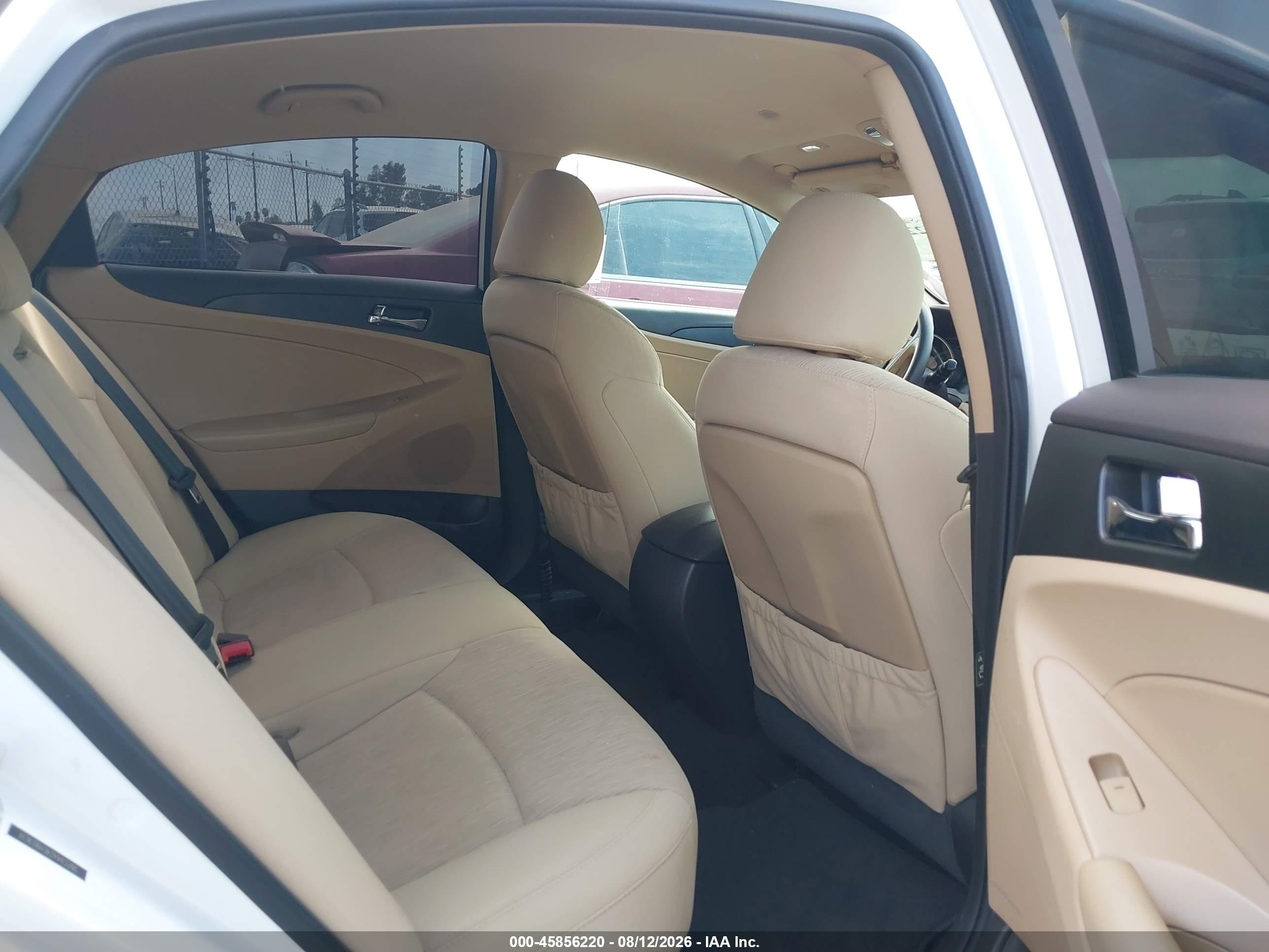 2014 Hyundai Sonata Gls White vin: 5NPEB4AC4EH903634