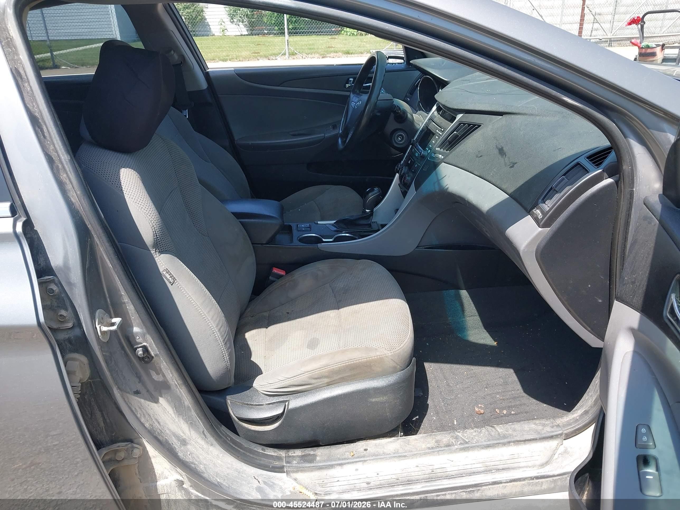 2014 Hyundai Sonata Gls Gray vin: 5NPEB4AC4EH907943