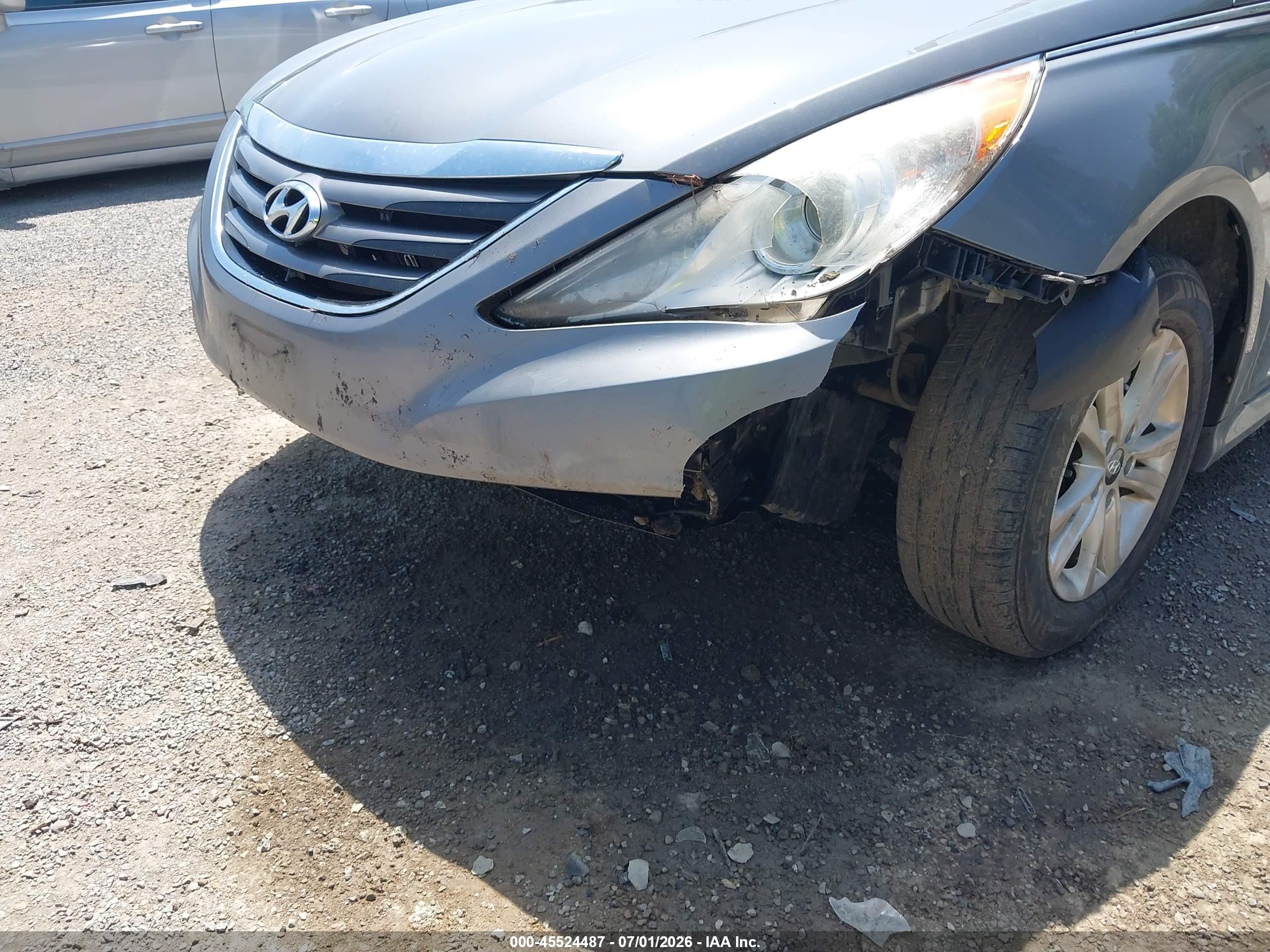 2014 Hyundai Sonata Gls Gray vin: 5NPEB4AC4EH907943