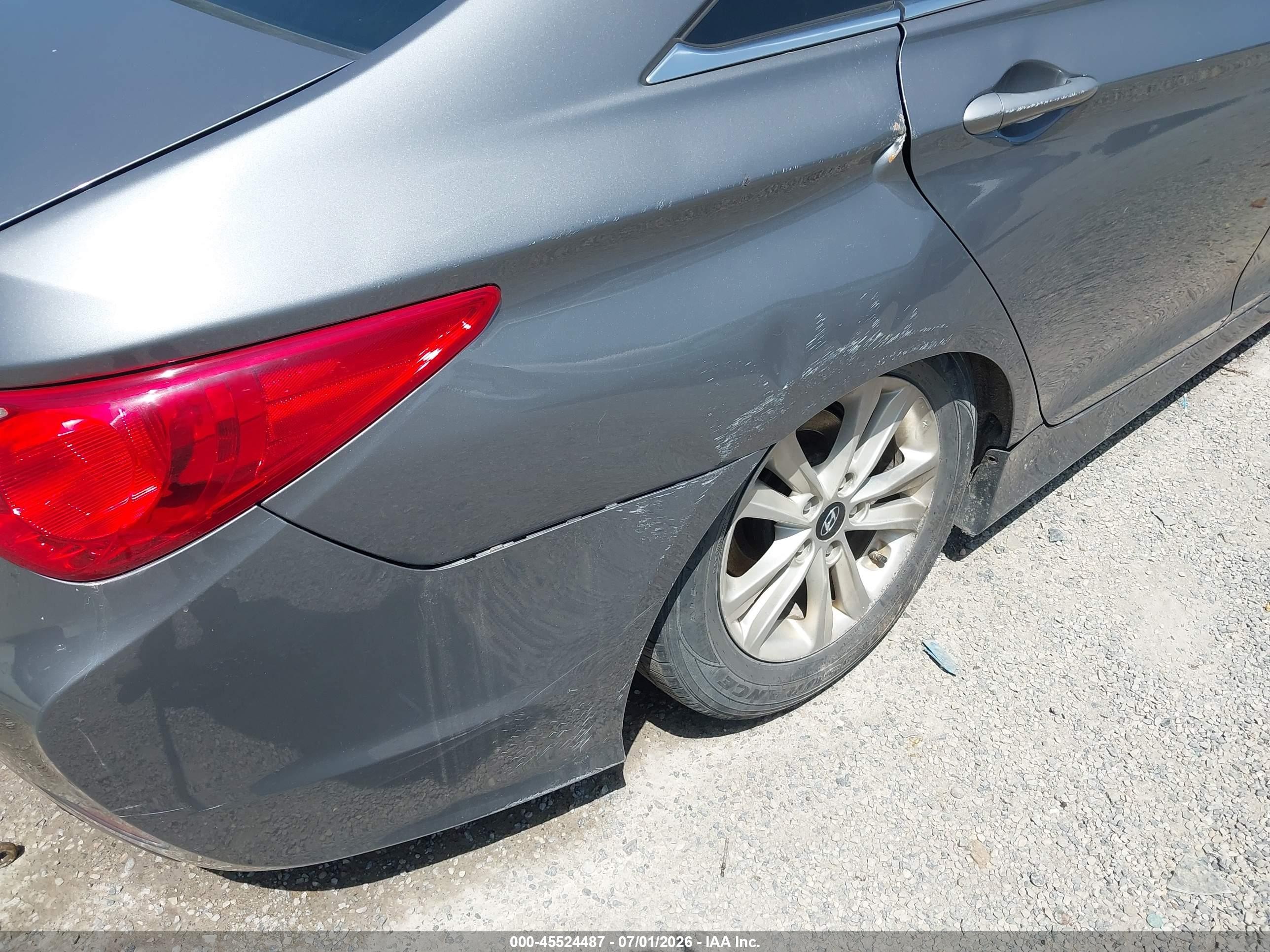 2014 Hyundai Sonata Gls Gray vin: 5NPEB4AC4EH907943