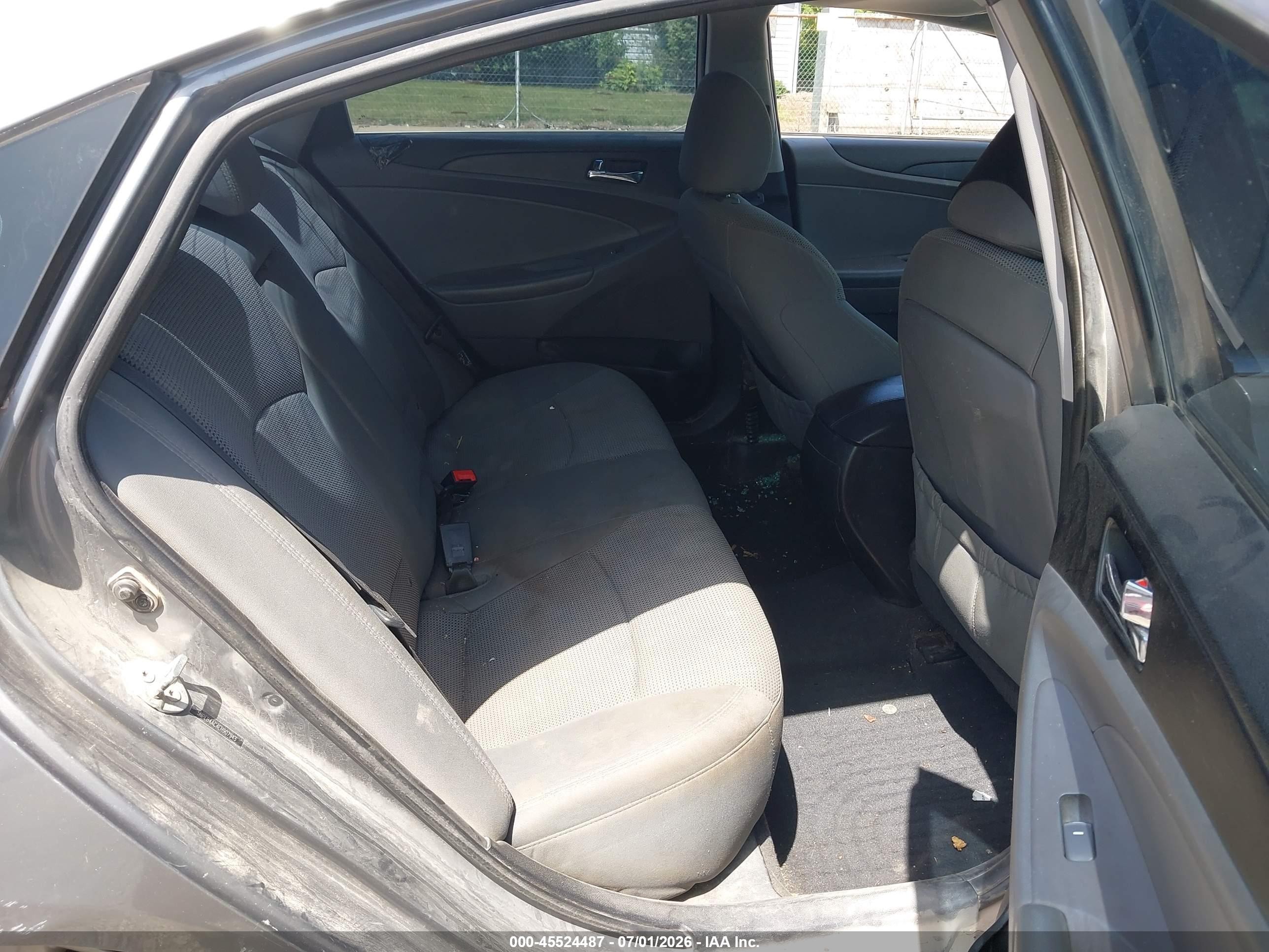 2014 Hyundai Sonata Gls Gray vin: 5NPEB4AC4EH907943
